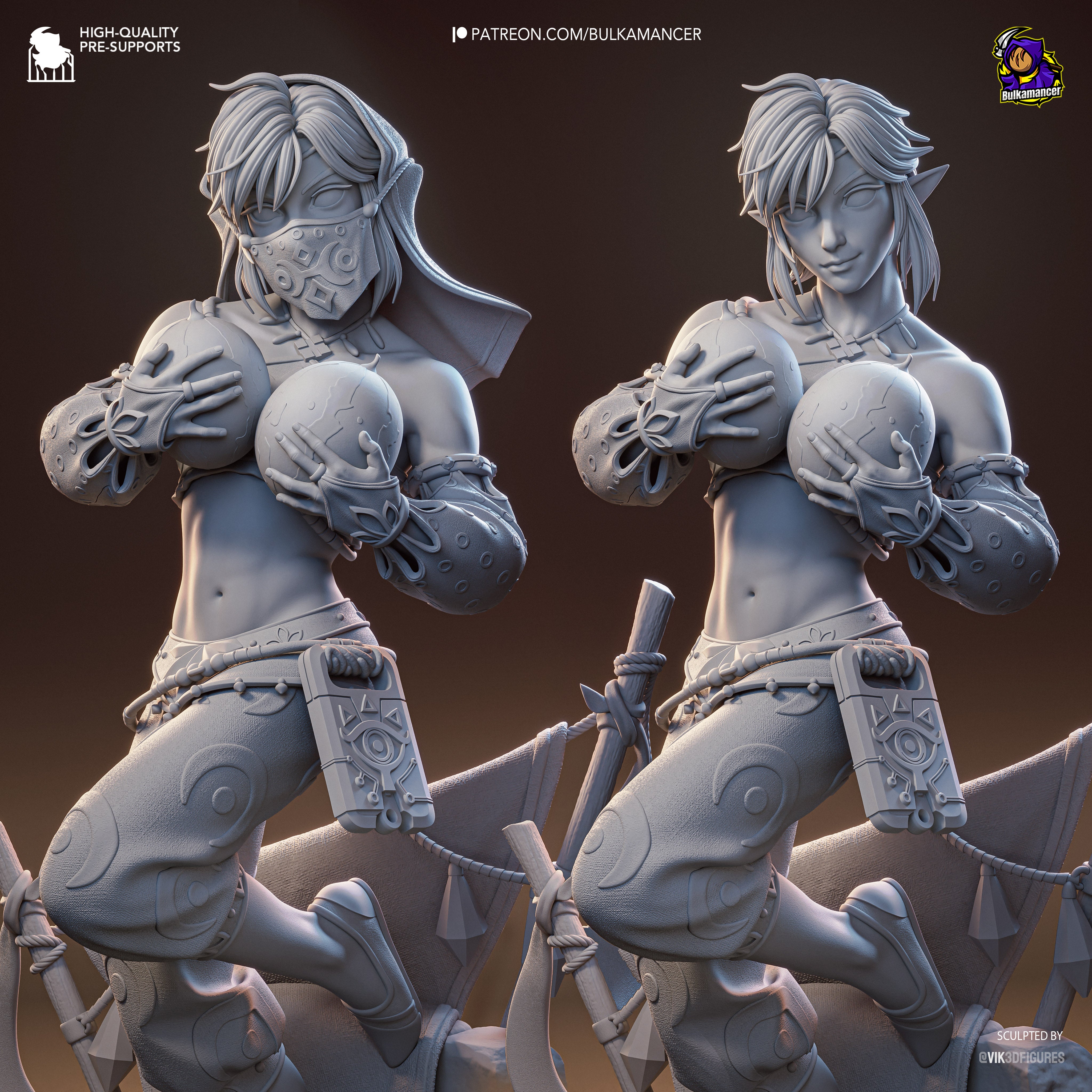 Gerudo Vai Hero Statue