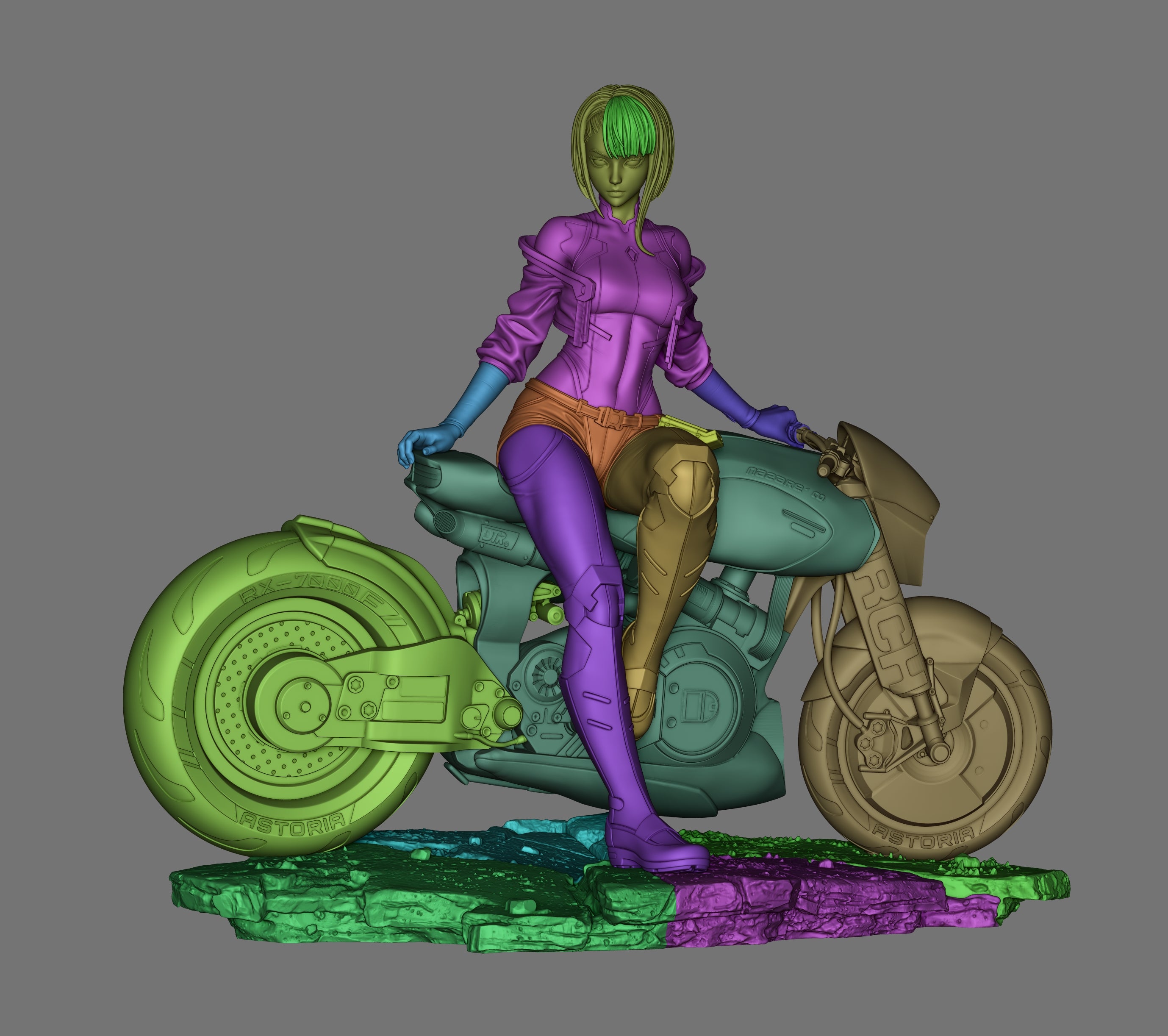 The Netrunner Statue