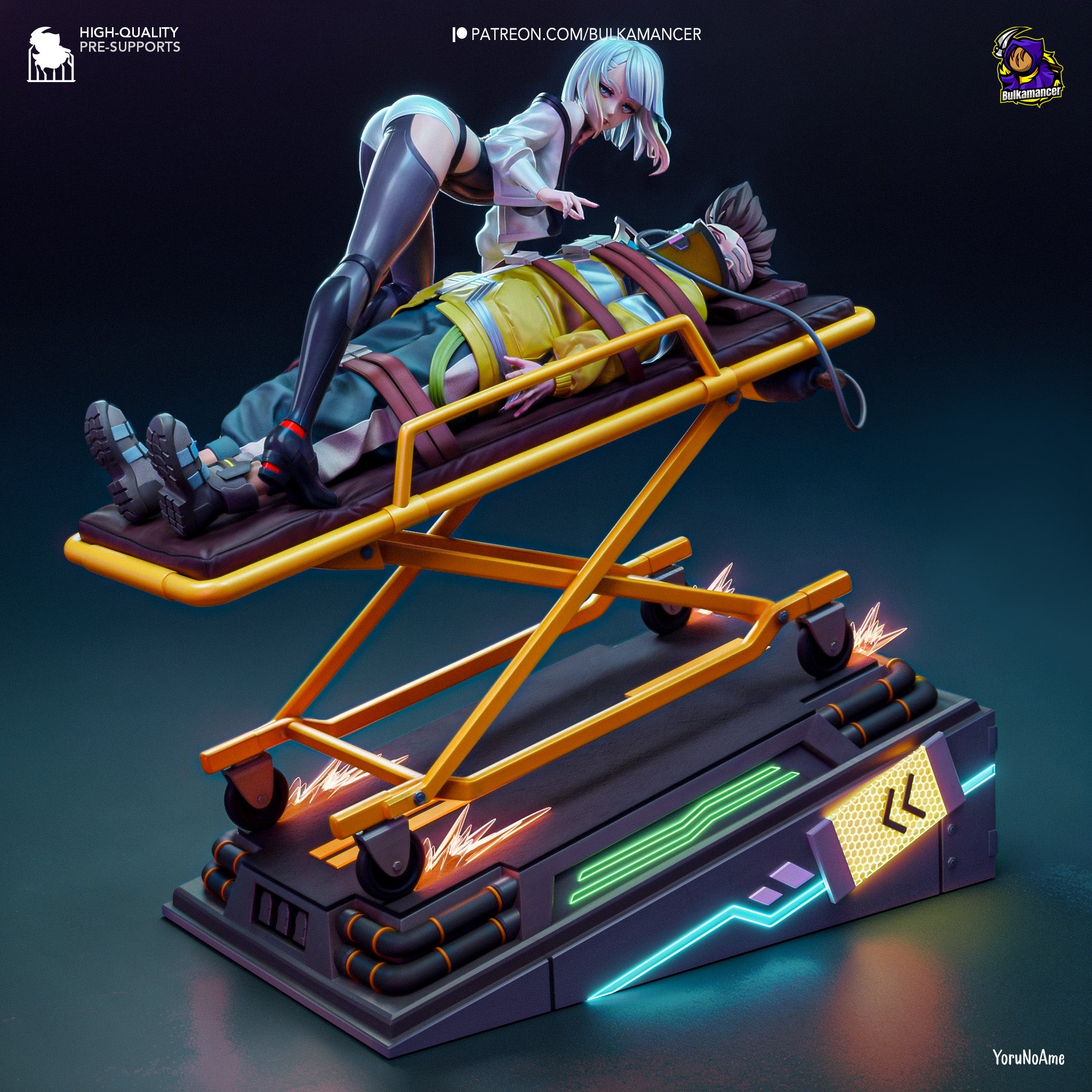 Lovers on the Edge | Maximum Detailed 12K 3D printed figure