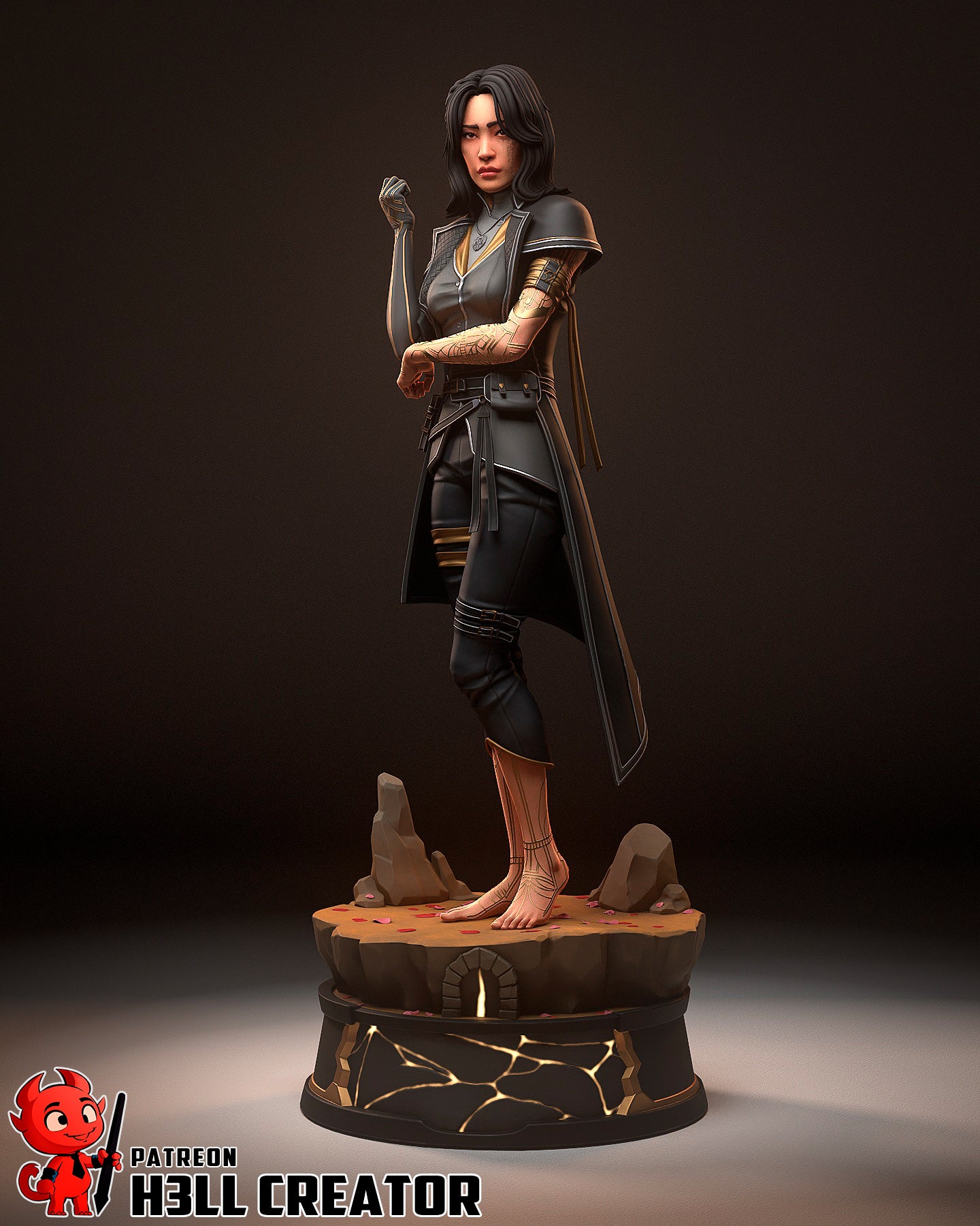 The Unwritten Voice | Maximum Detailed 12K 3D printed figure