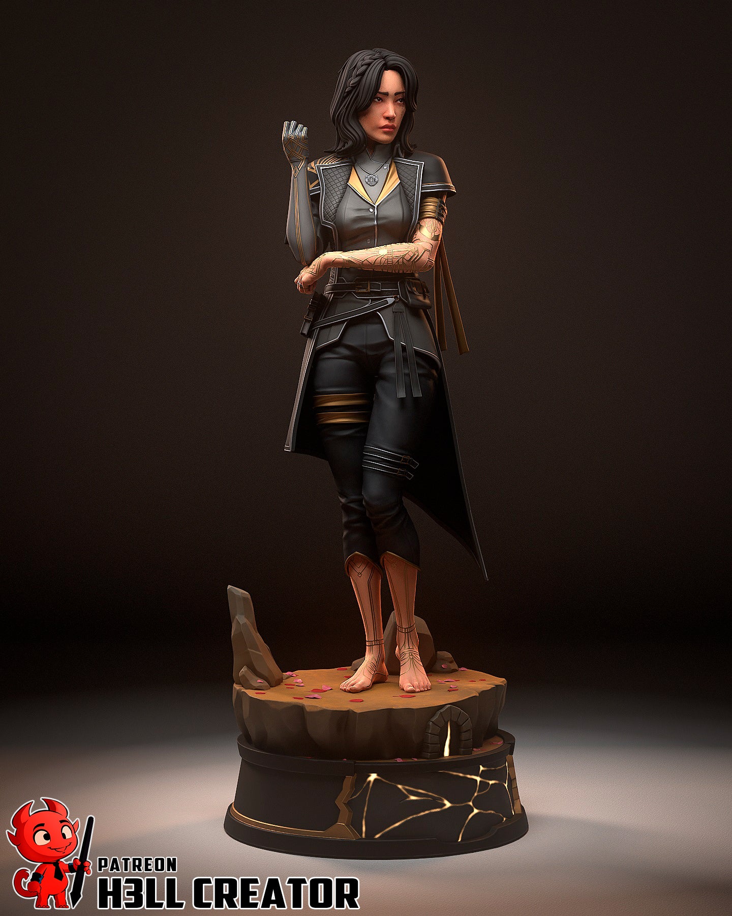 The Unwritten Voice | Maximum Detailed 12K 3D printed figure