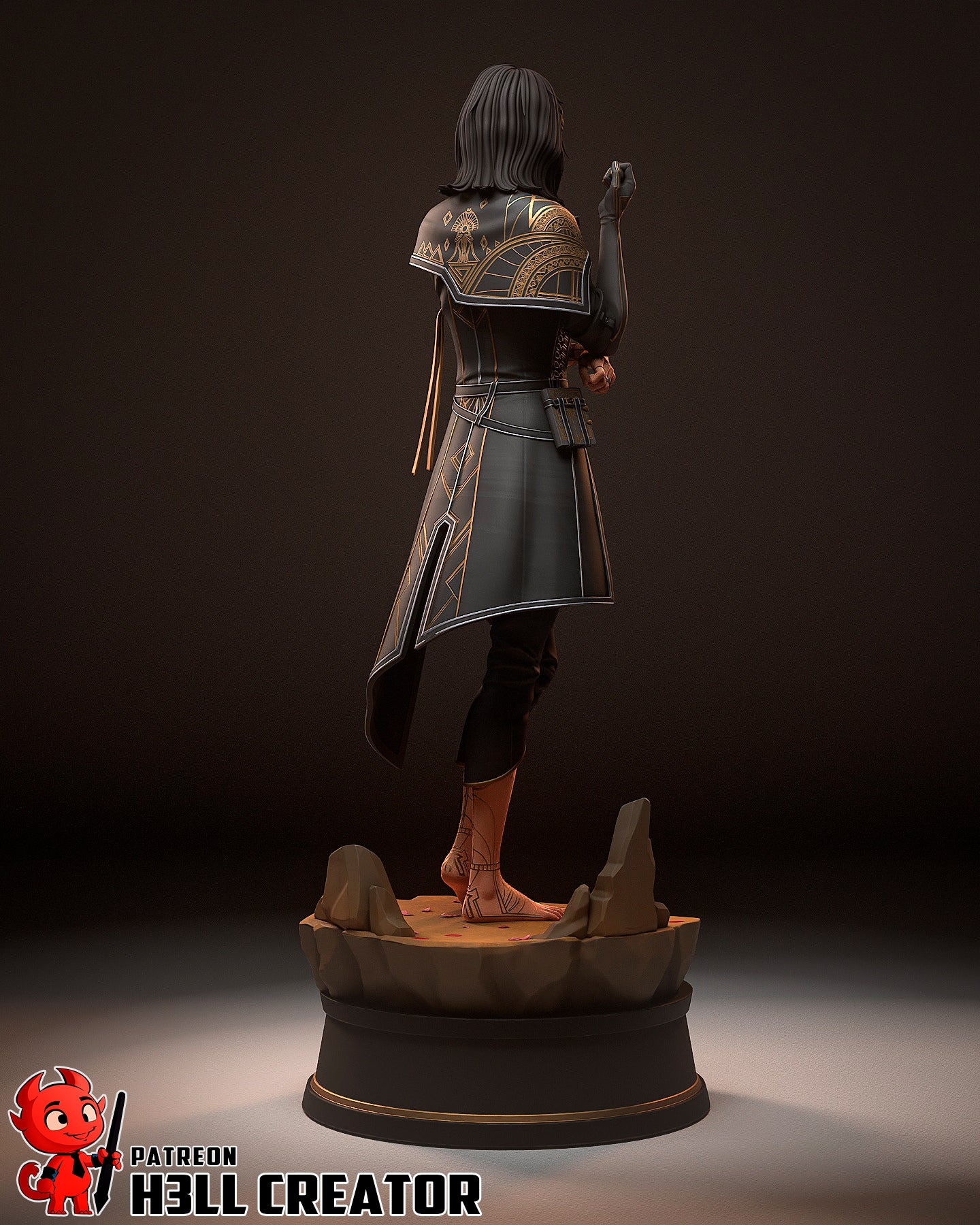 The Unwritten Voice | Maximum Detailed 12K 3D printed figure
