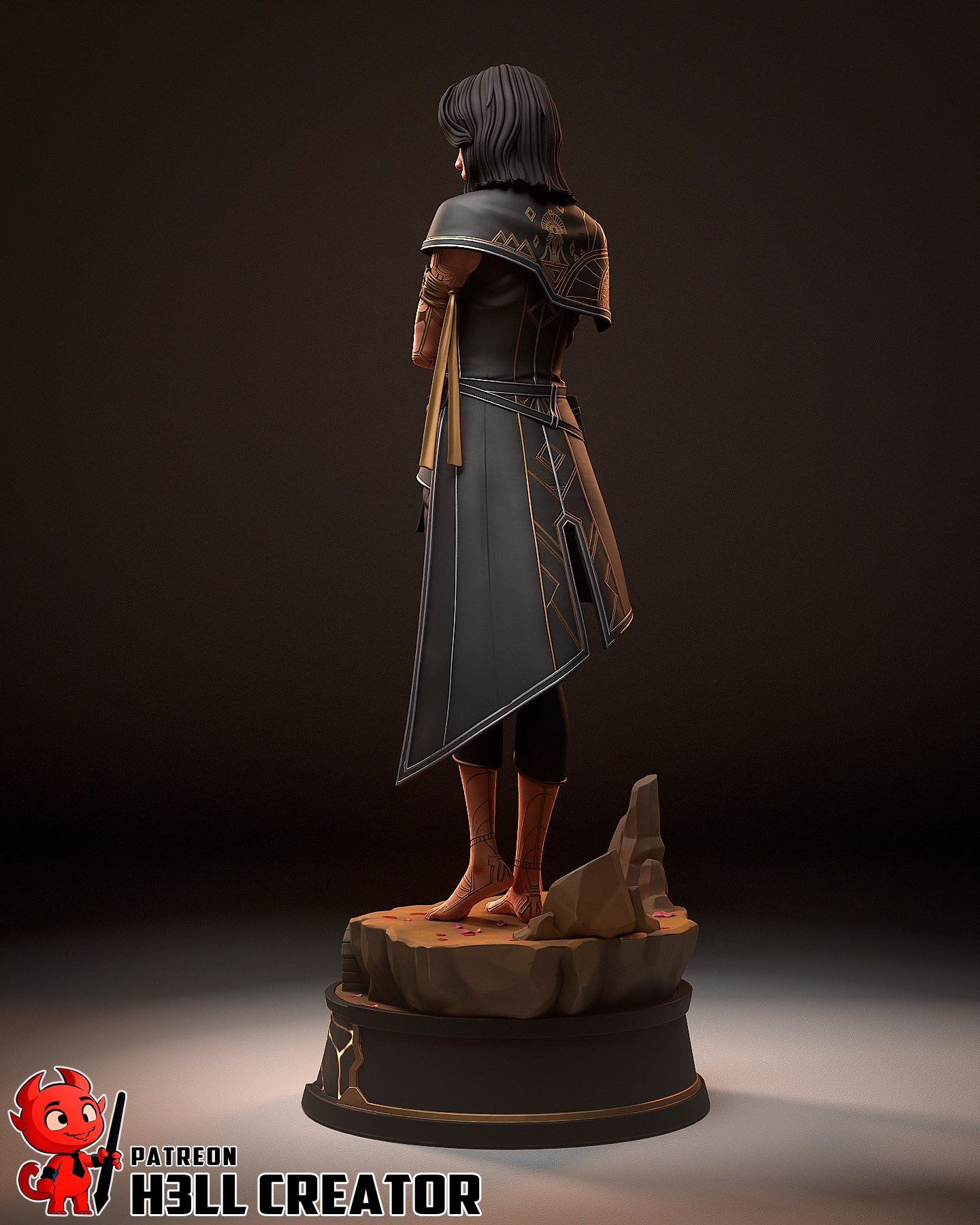 The Unwritten Voice | Maximum Detailed 12K 3D printed figure