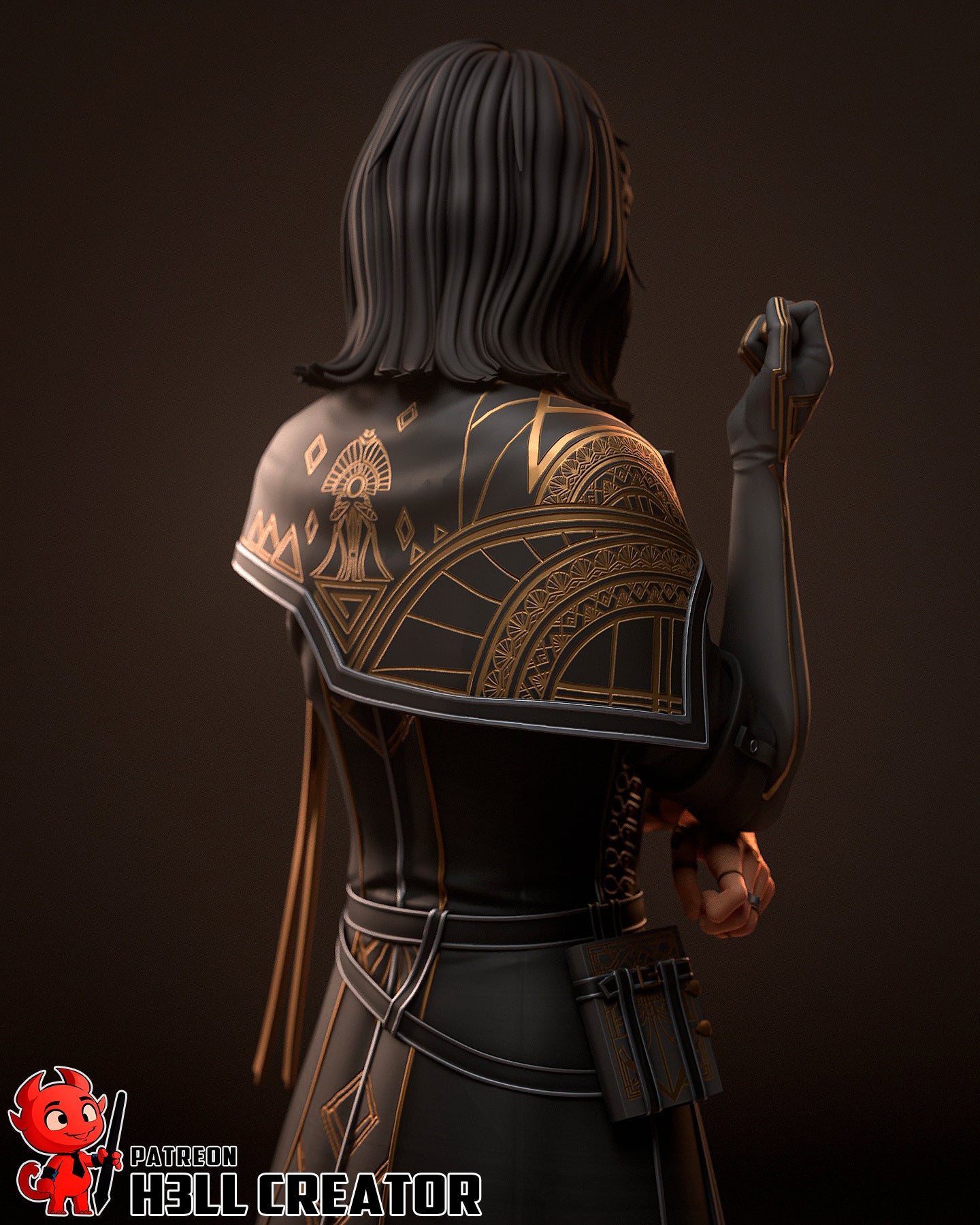 The Unwritten Voice | Maximum Detailed 12K 3D printed figure