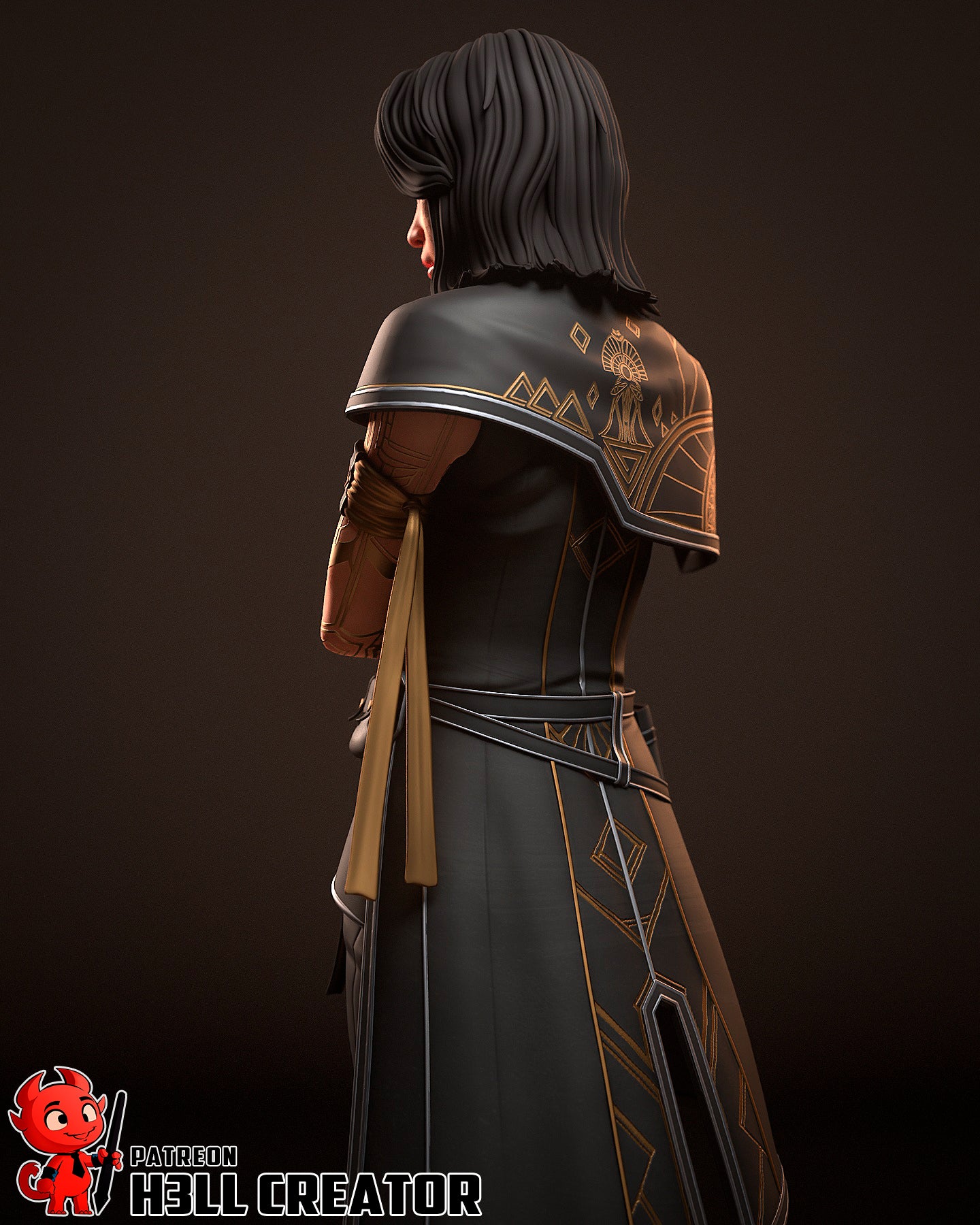 The Unwritten Voice | Maximum Detailed 12K 3D printed figure