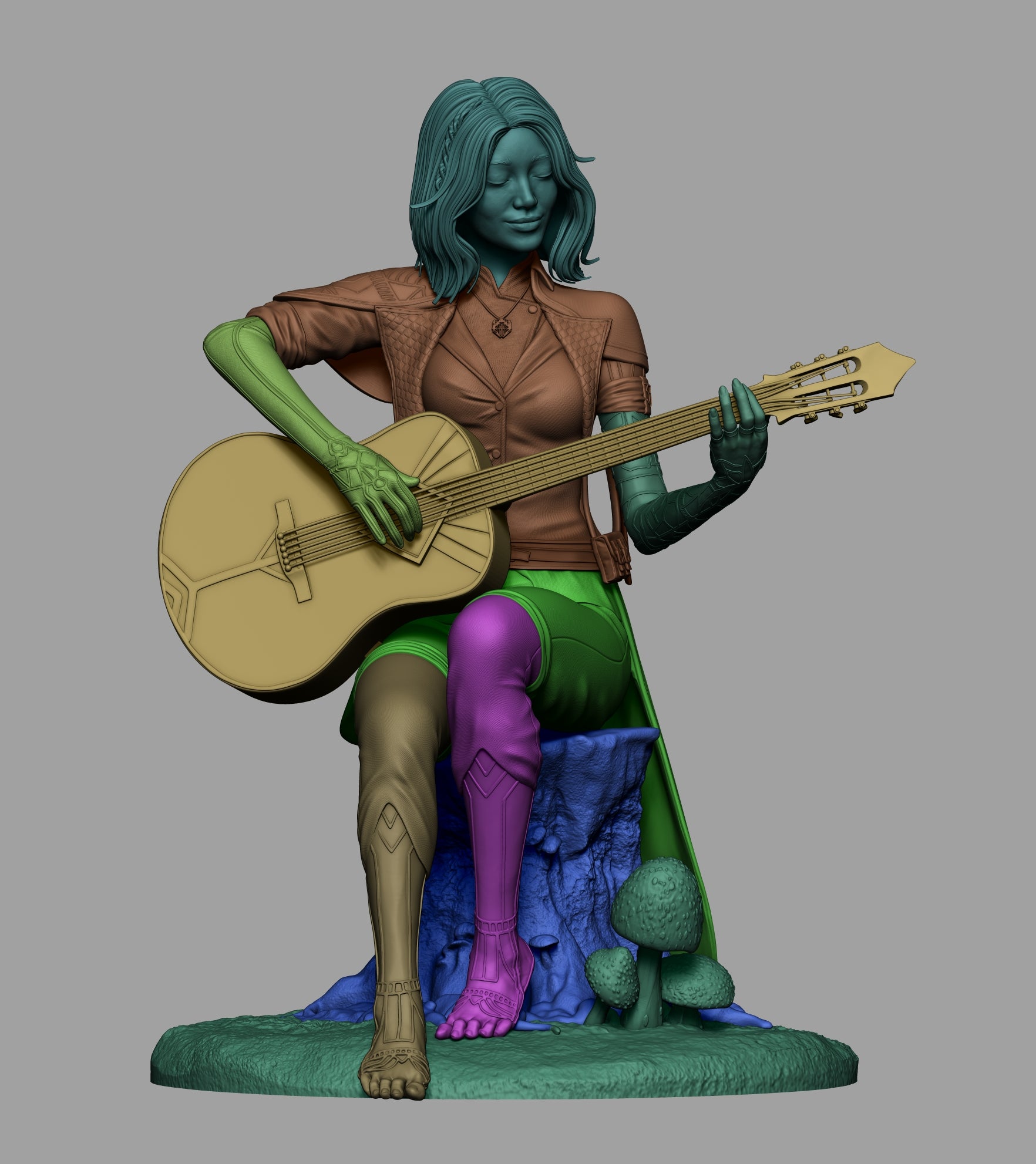 The Expedition Song | Maximum Detailed 12K 3D printed figure