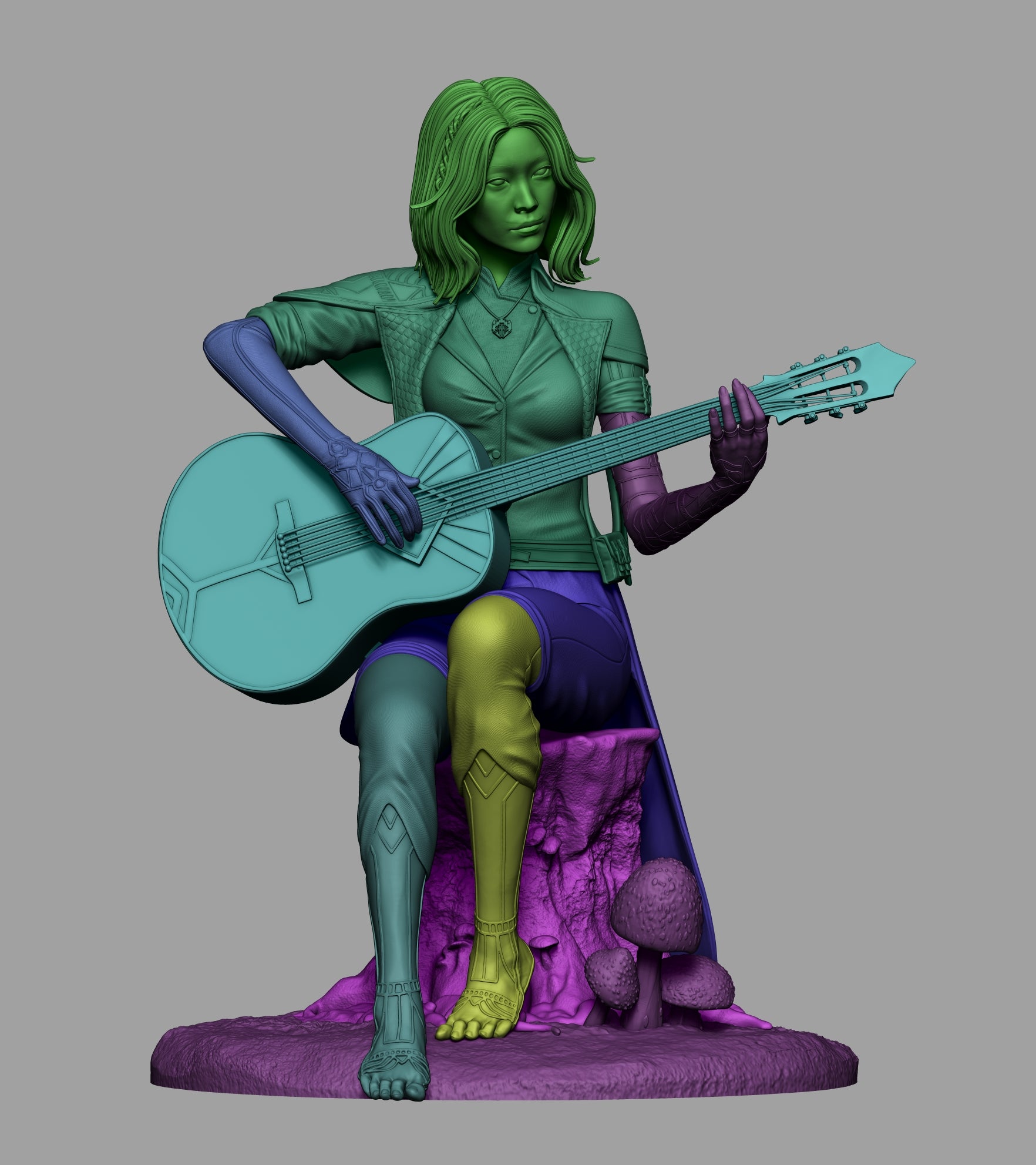 The Expedition Song | Maximum Detailed 12K 3D printed figure