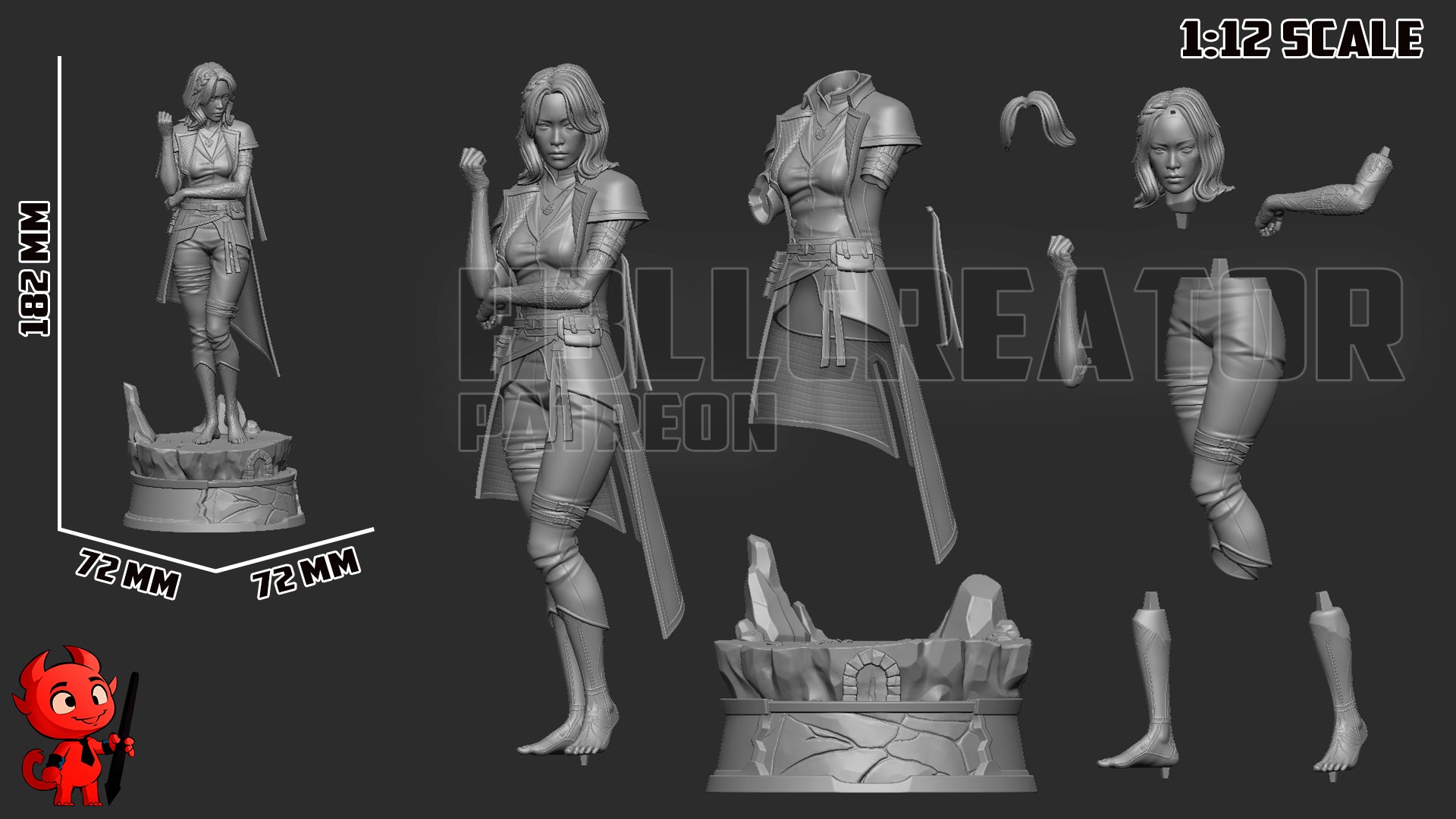 The Unwritten Voice | Maximum Detailed 12K 3D printed figure