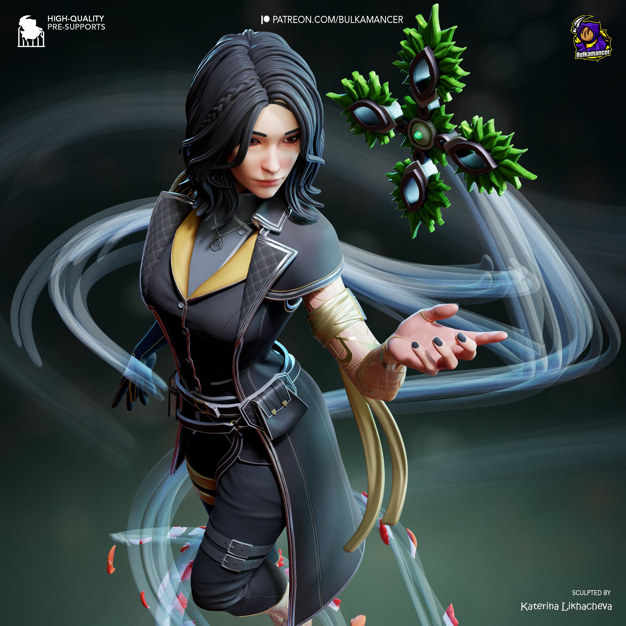 The Quiet Flame | Maximum Detailed 12K 3D printed figure