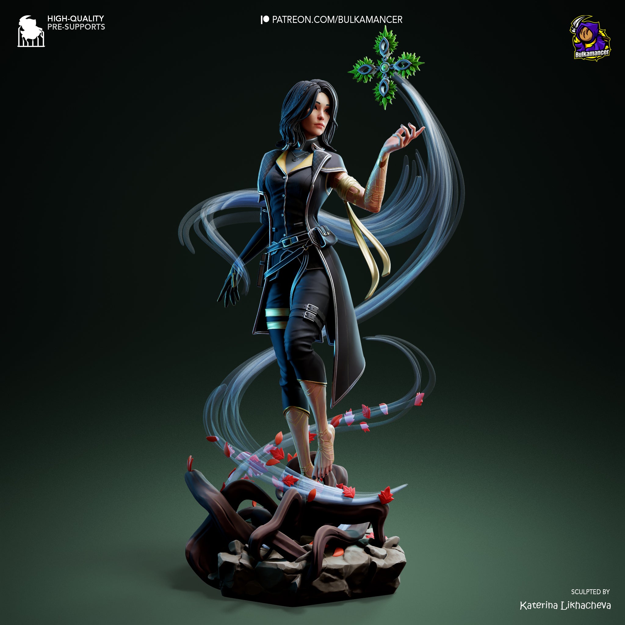 The Quiet Flame | Maximum Detailed 12K 3D printed figure