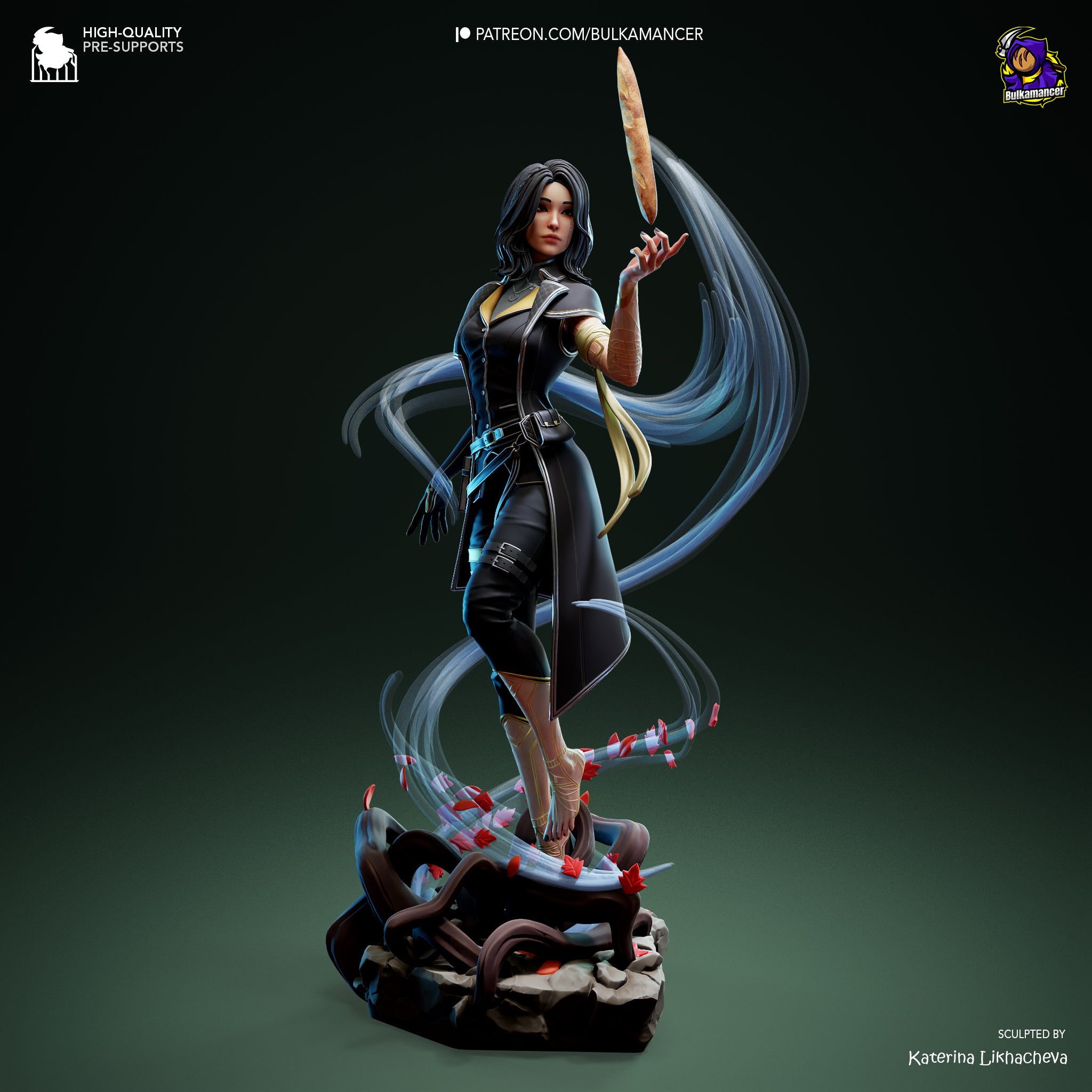 The Quiet Flame | Maximum Detailed 12K 3D printed figure