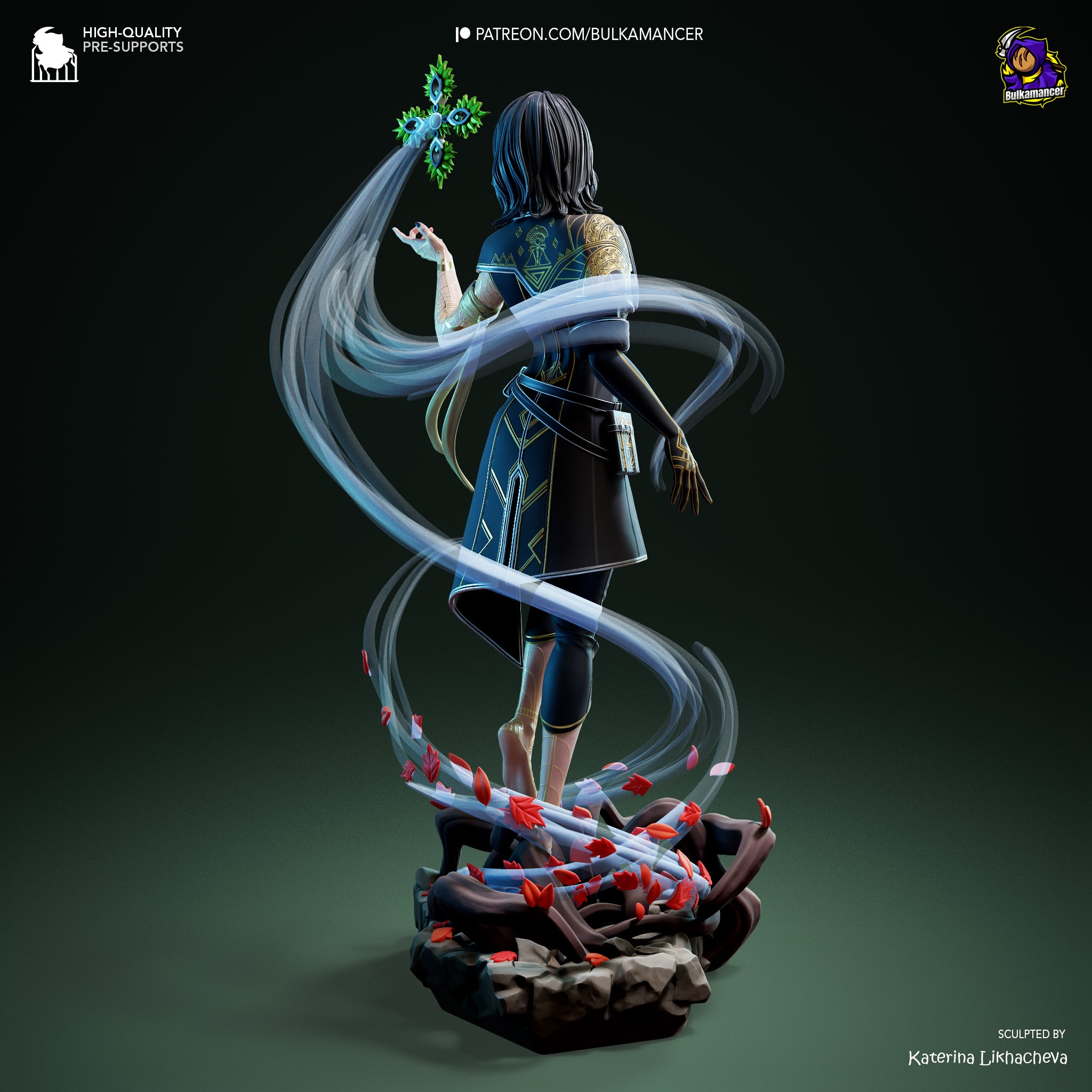 The Quiet Flame | Maximum Detailed 12K 3D printed figure