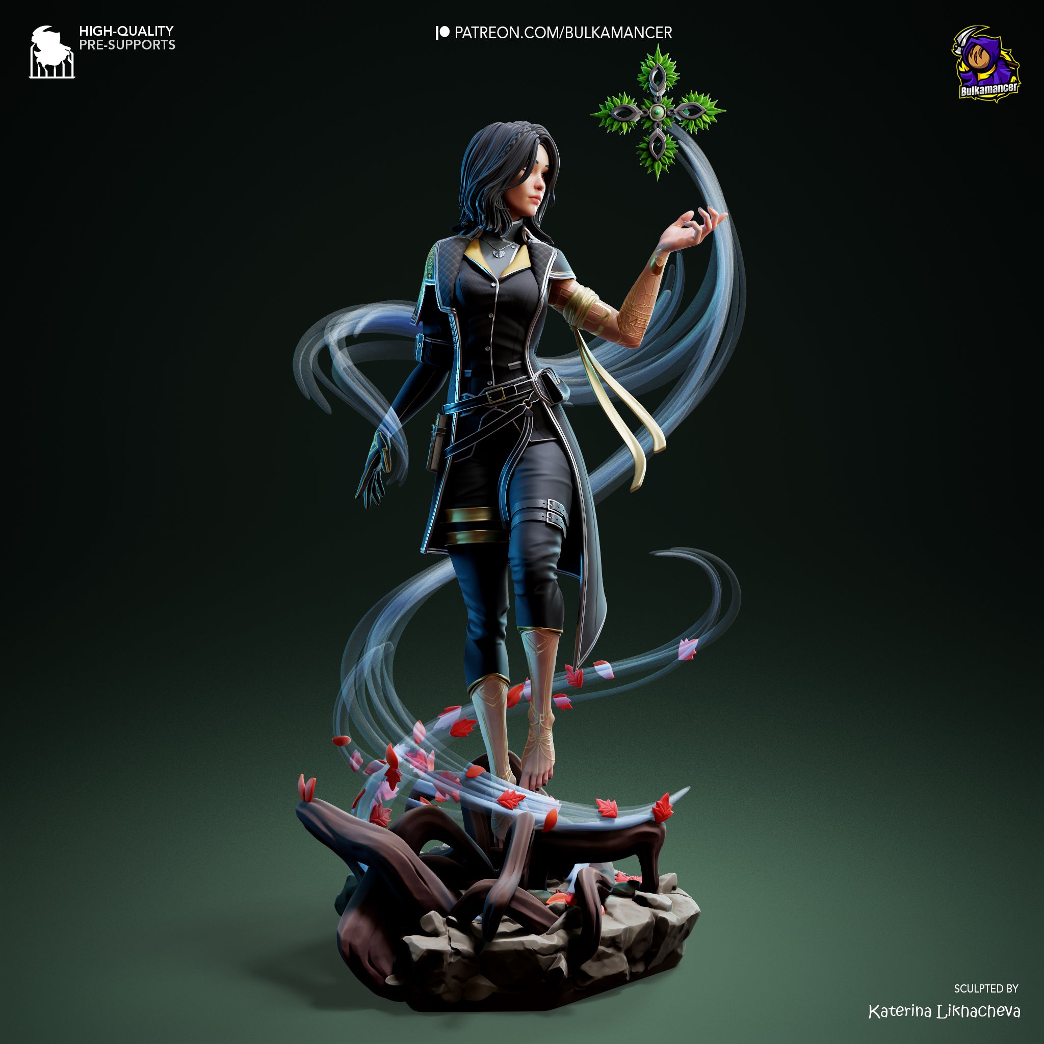 The Quiet Flame | Maximum Detailed 12K 3D printed figure