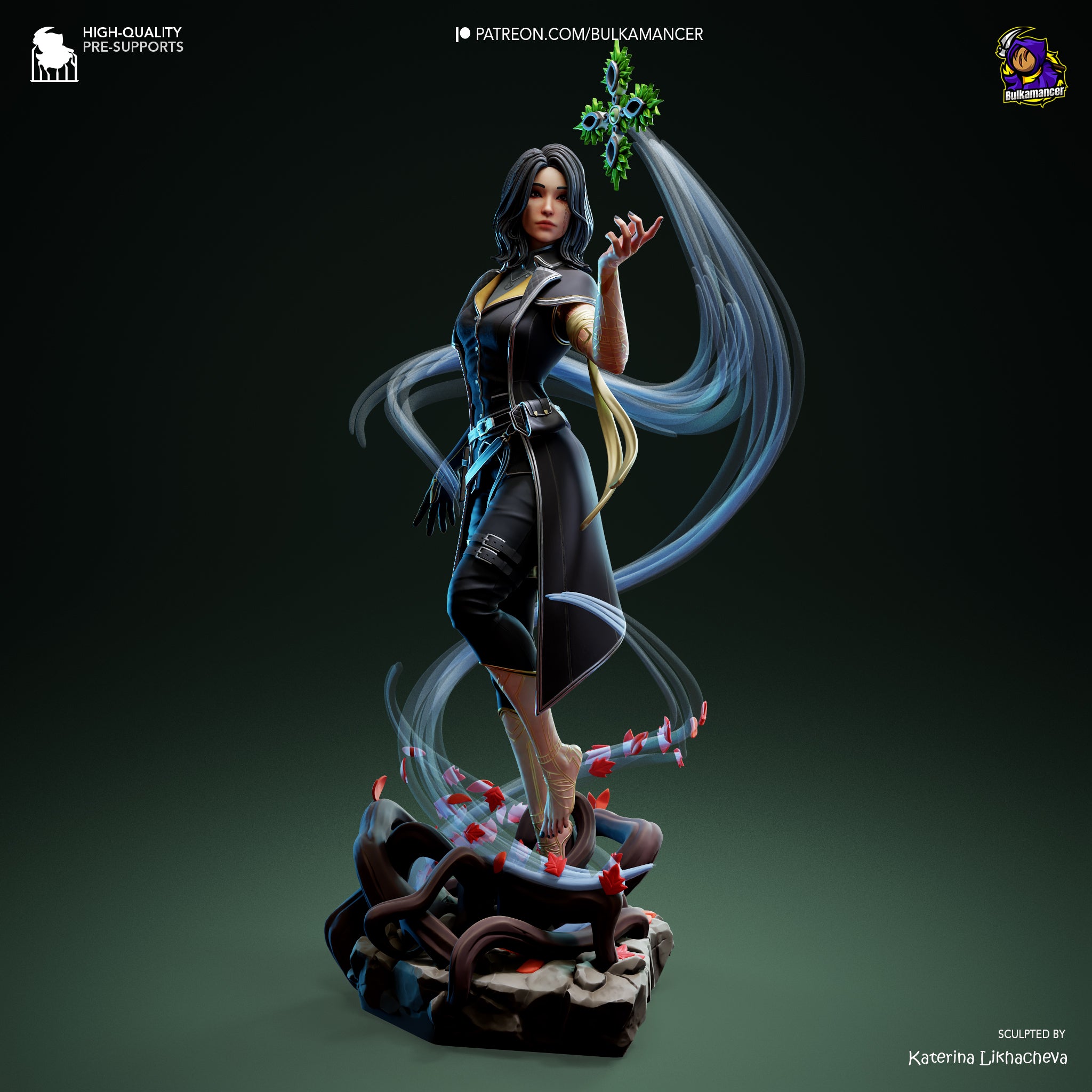 The Quiet Flame | Maximum Detailed 12K 3D printed figure