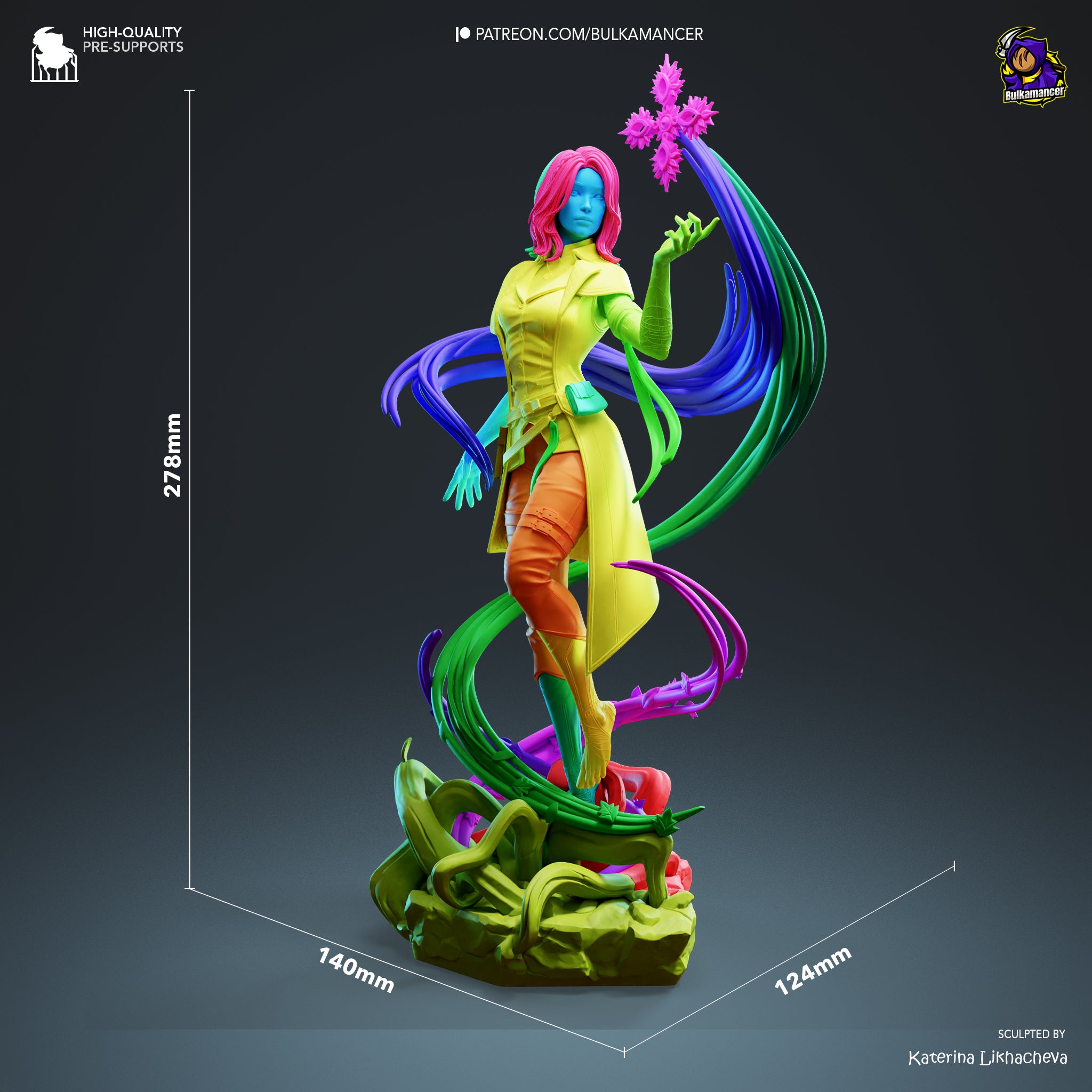 The Quiet Flame | Maximum Detailed 12K 3D printed figure