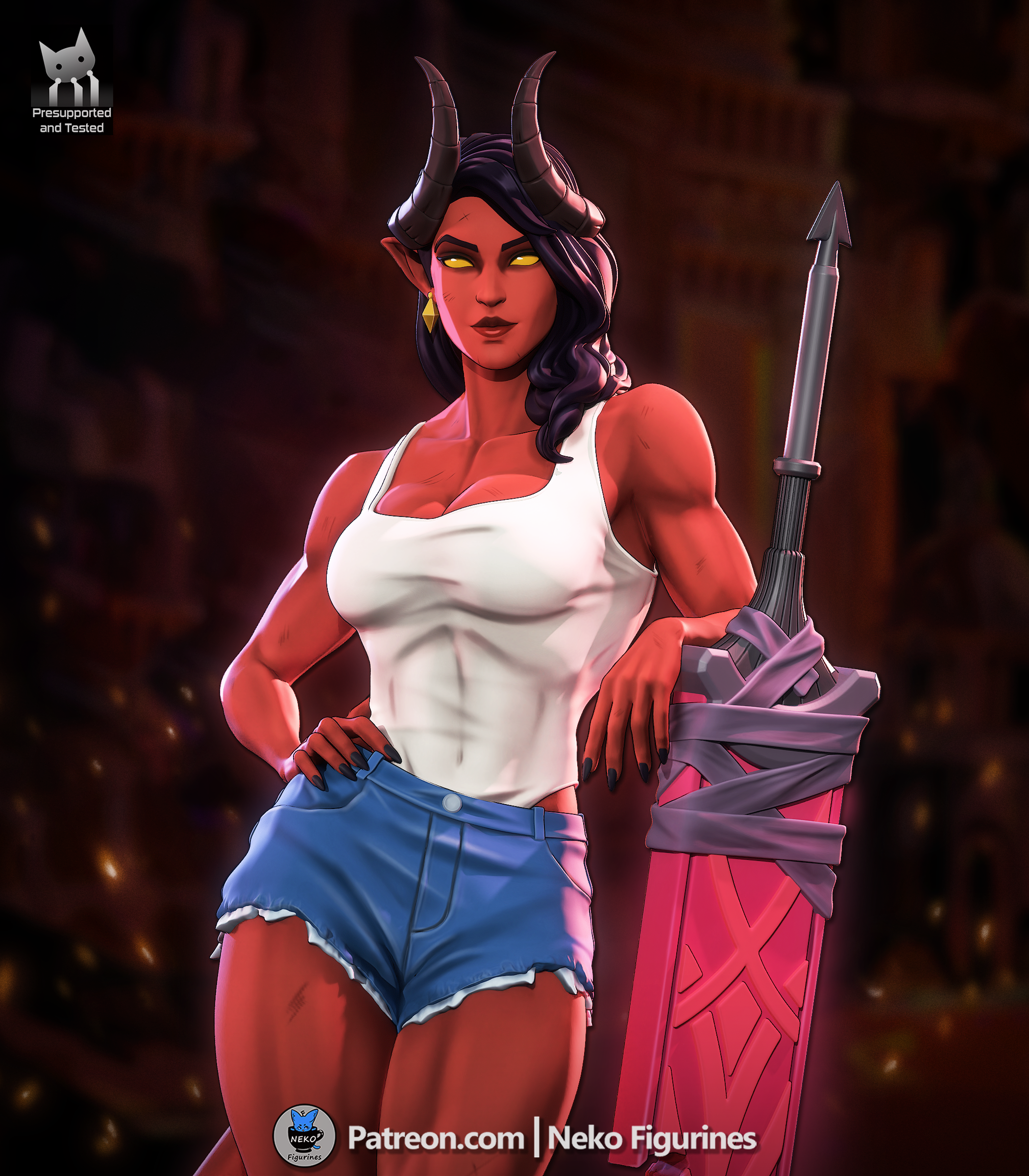 Mistress of Hell Statue