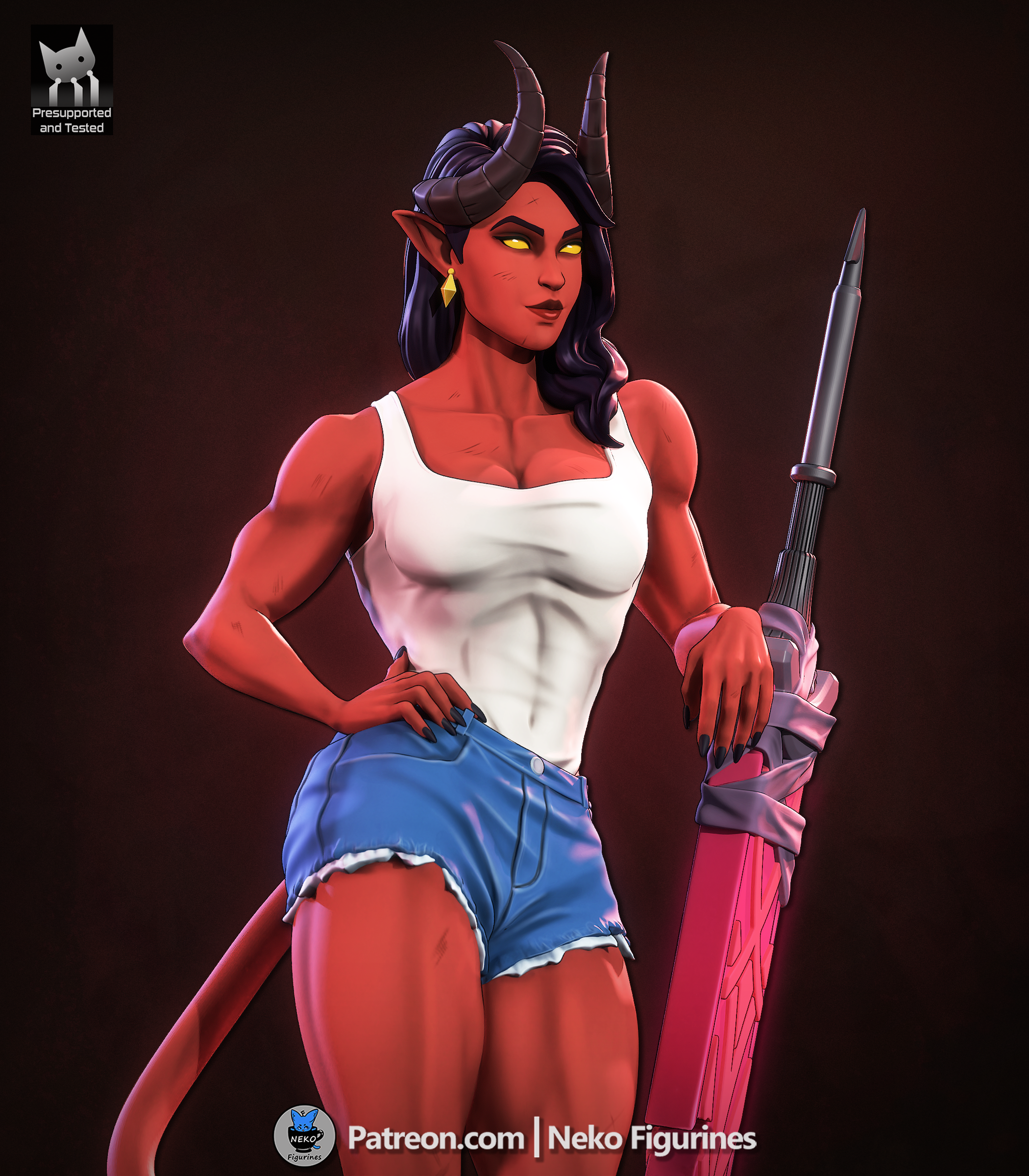 Mistress of Hell Statue