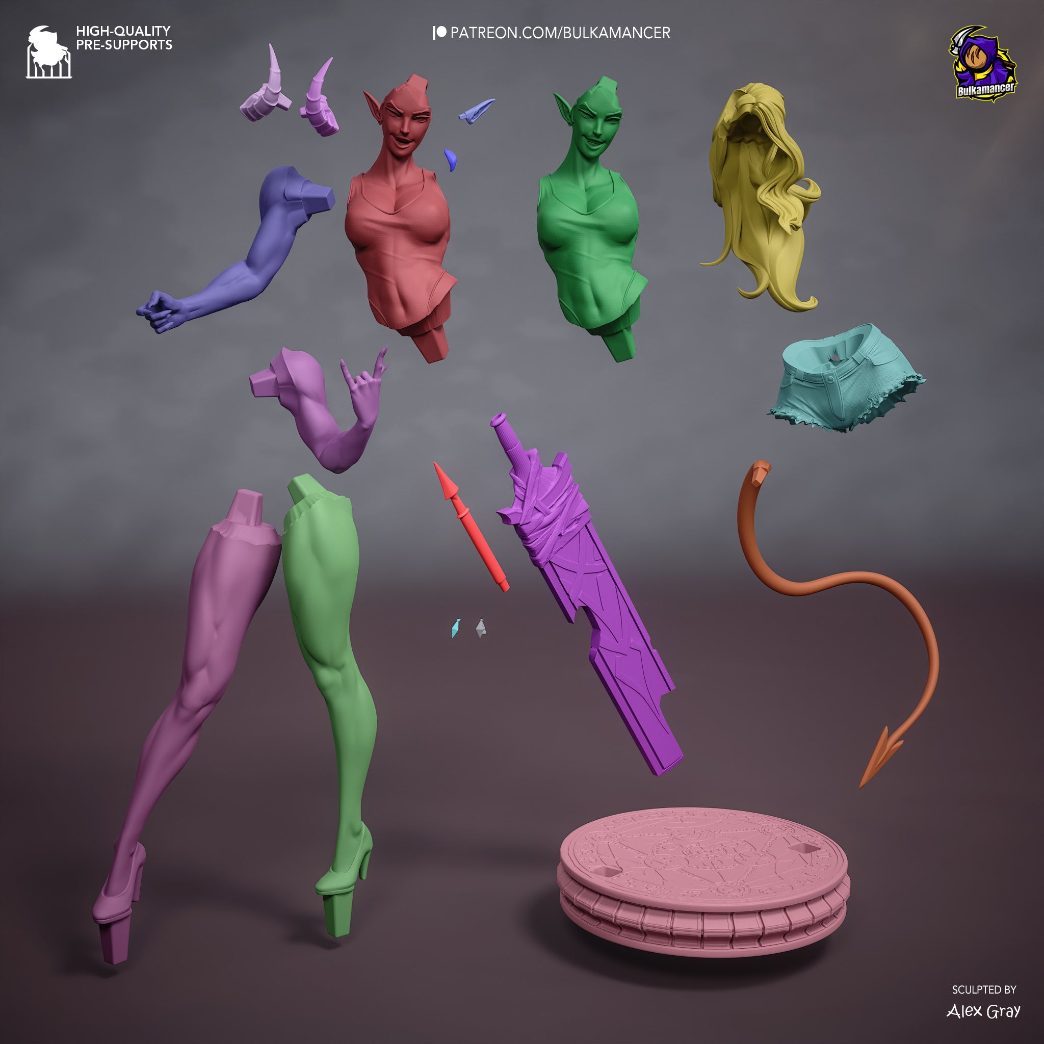 The Hell-Raiser | Maximum Detailed 12K 3D printed figure