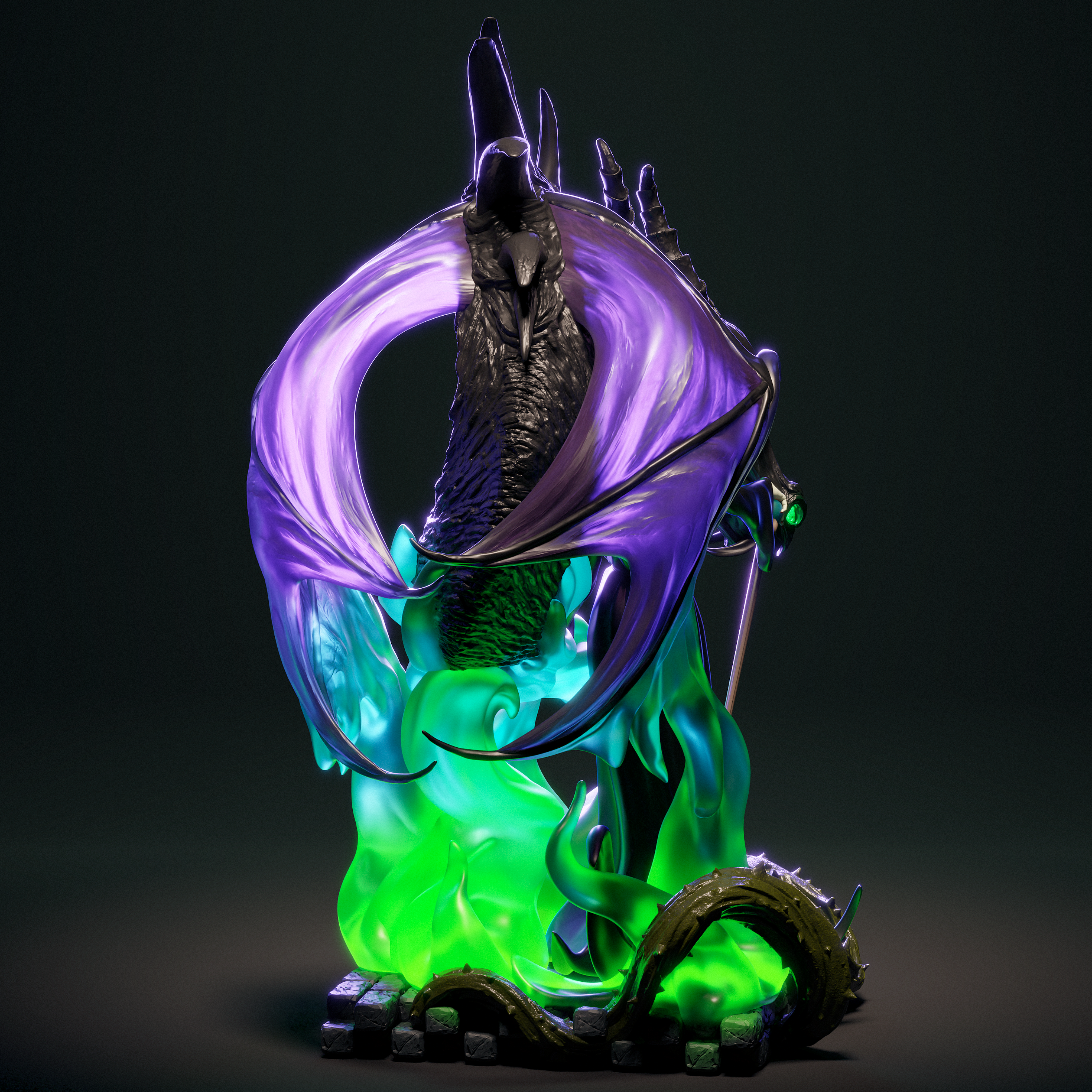 The Mistress of Evil | Maximum Detailed 12K 3D printed figure