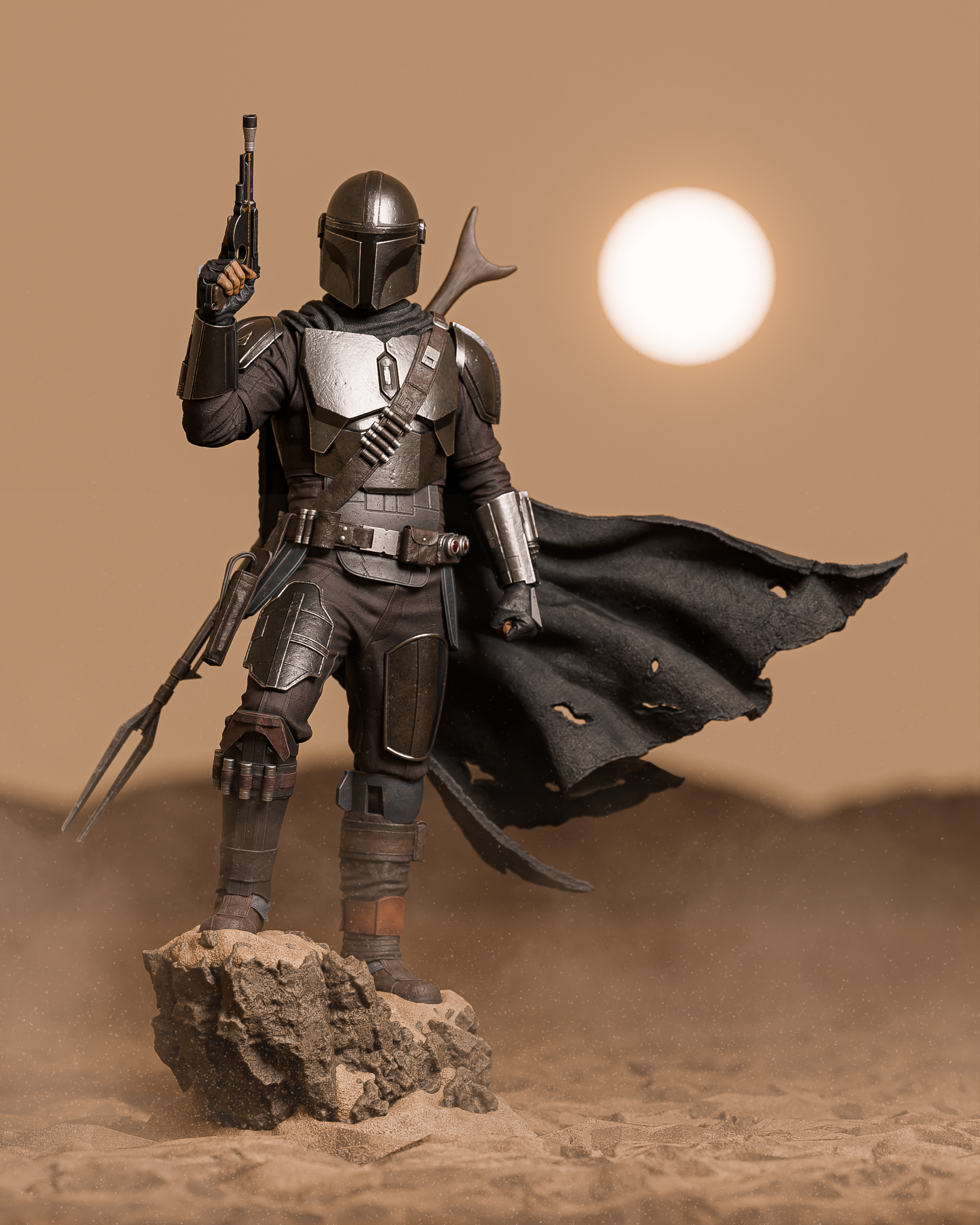 The Bounty Hunter Statue