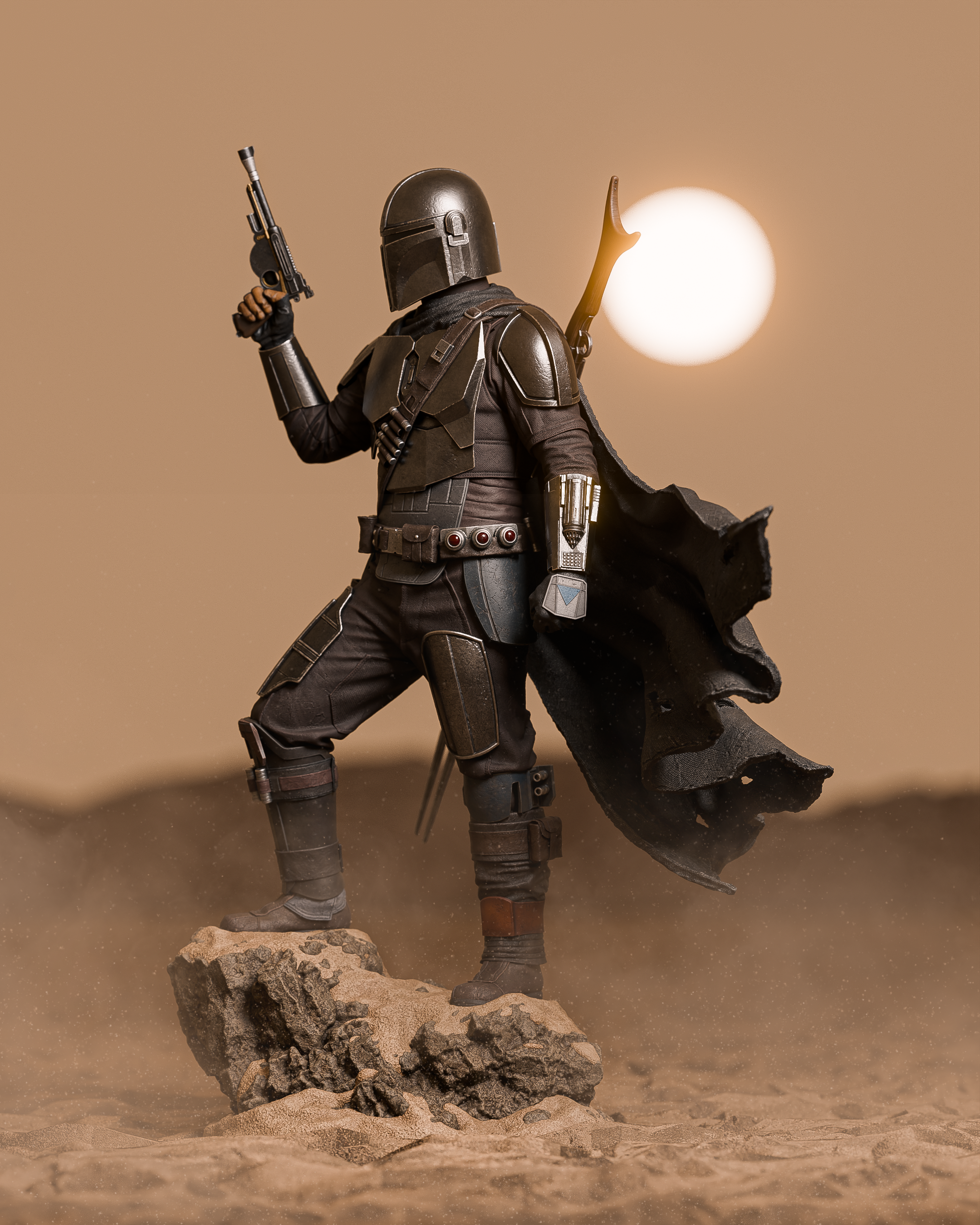 The Bounty Hunter Statue