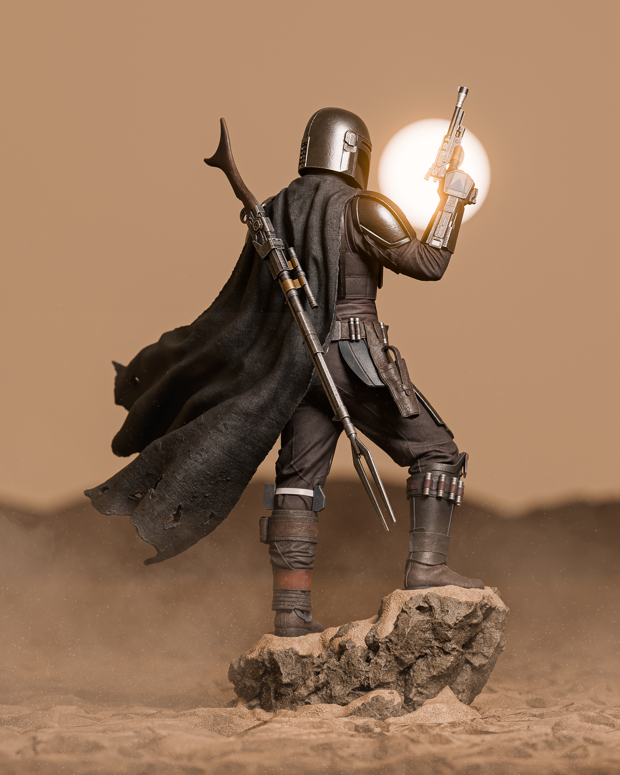 The Bounty Hunter Statue