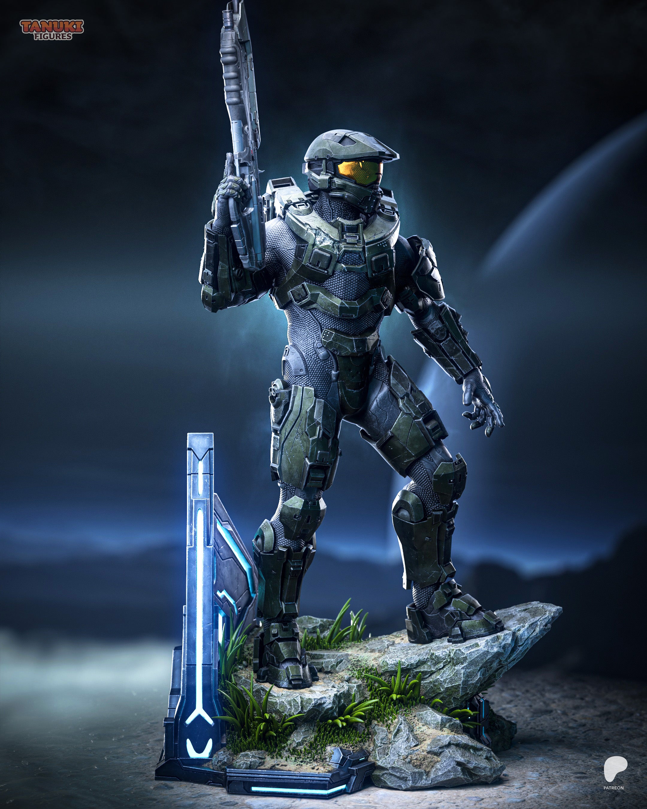 The Master Chief Statue