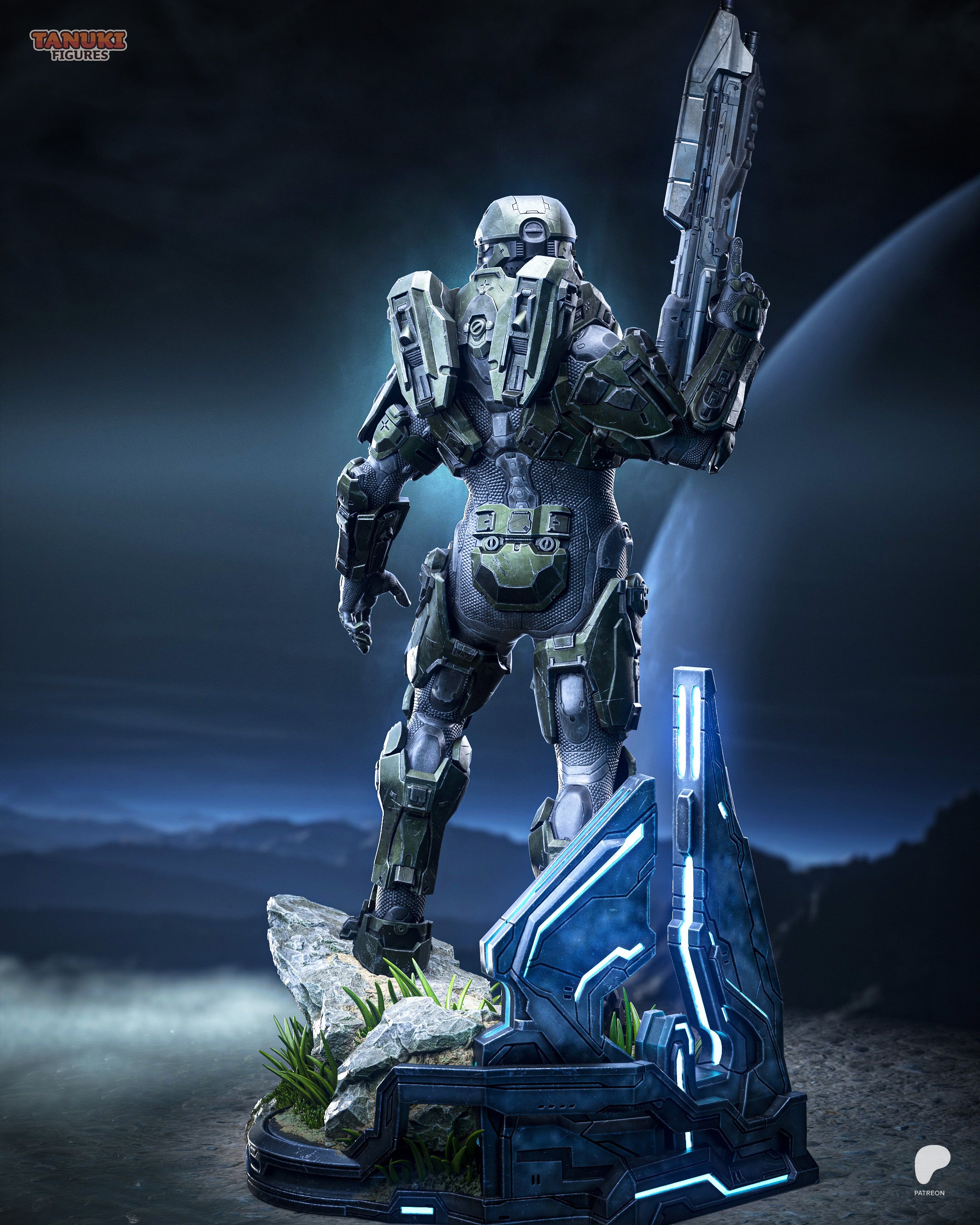 The Master Chief Statue