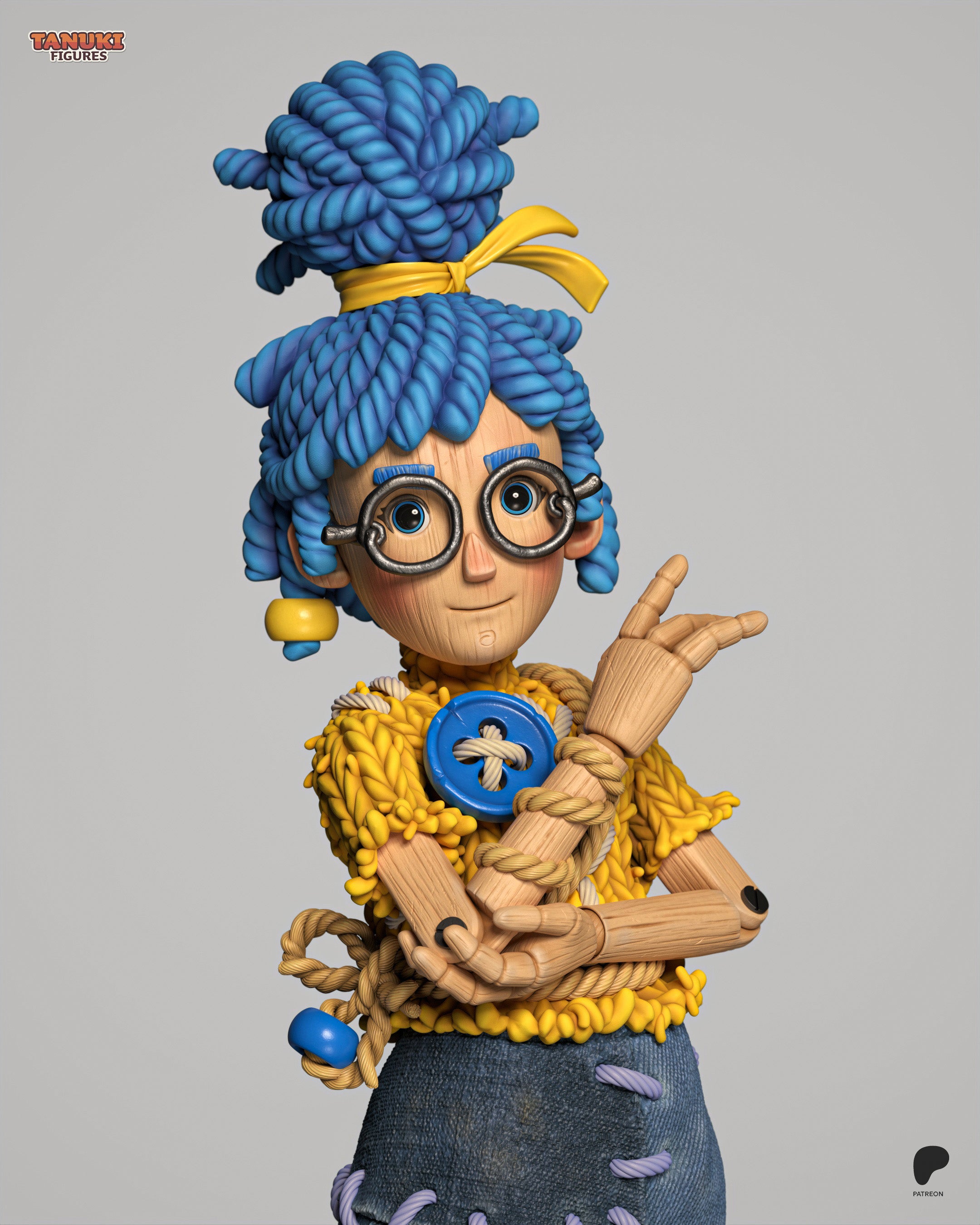 The Unwilling Doll Duo Statue