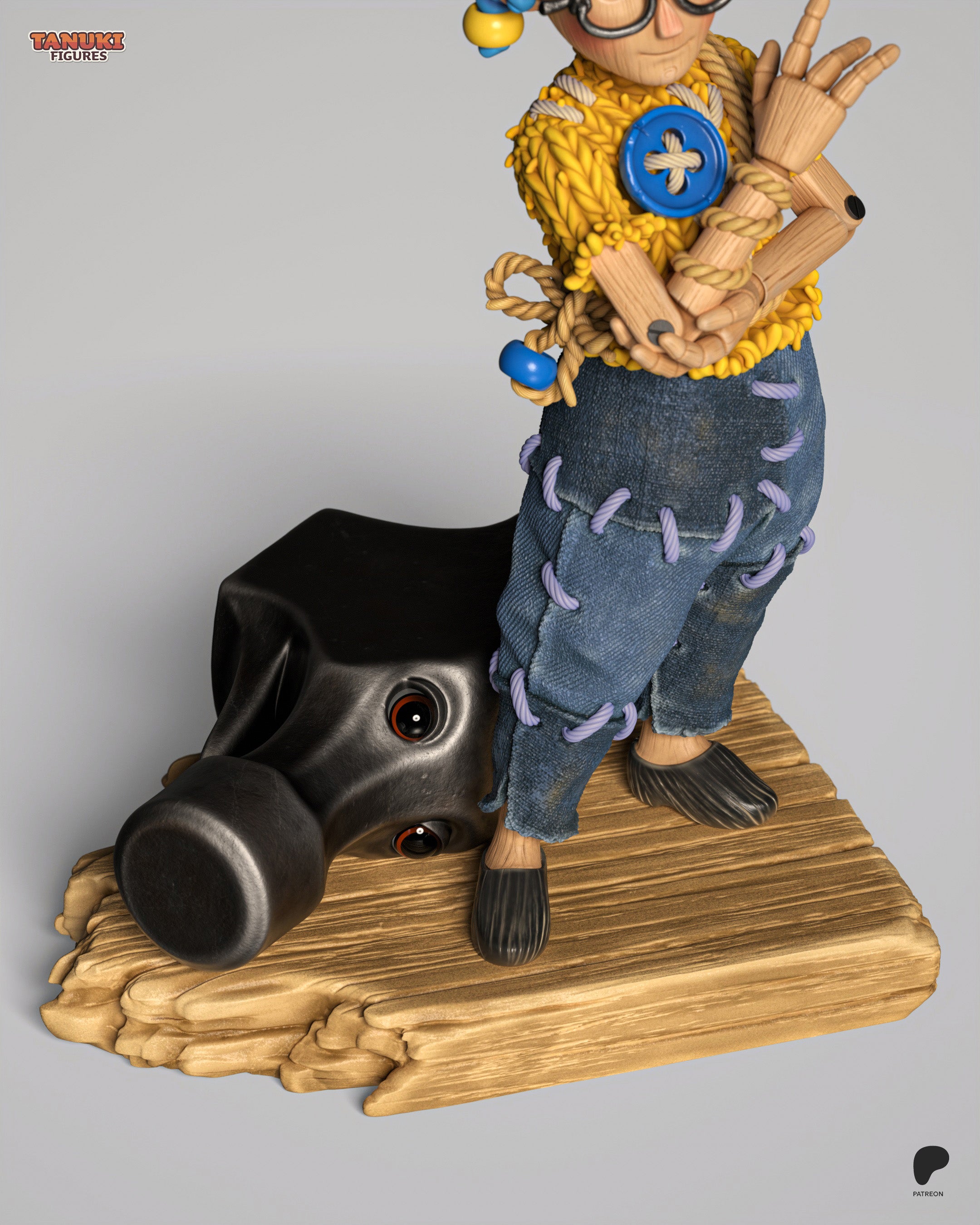 The Unwilling Doll Duo Statue