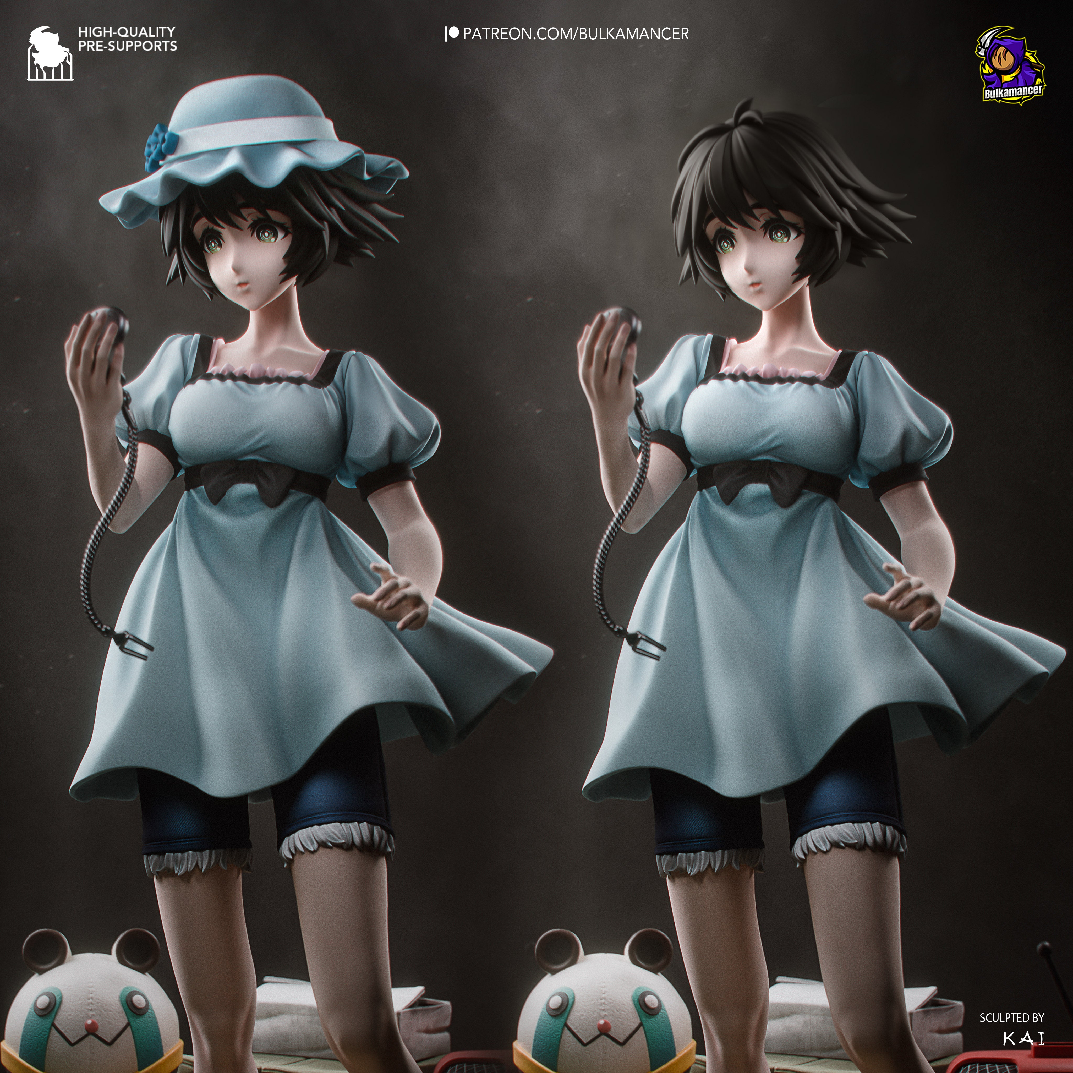 The Pocket Watch Girl Statue