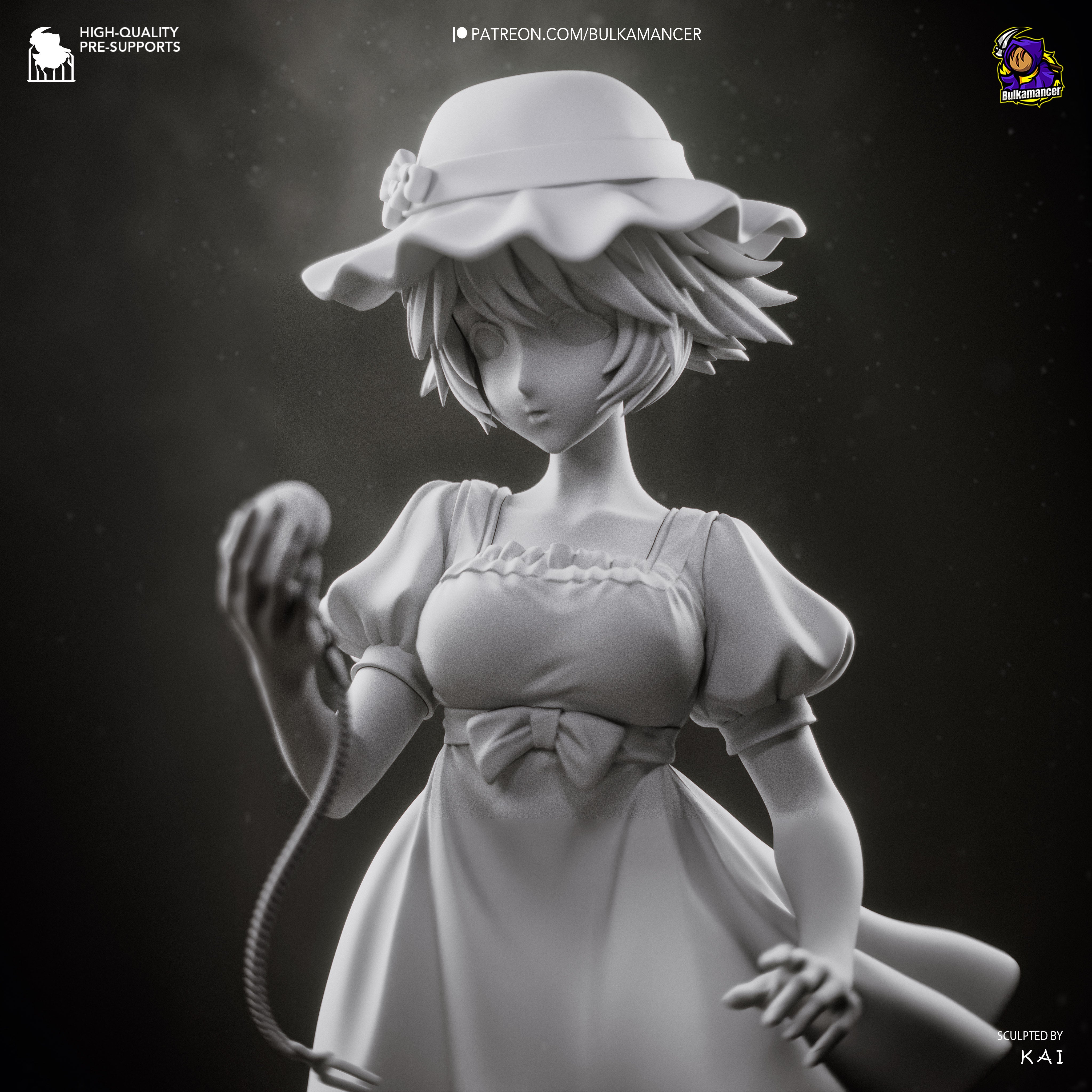 The Pocket Watch Girl Statue