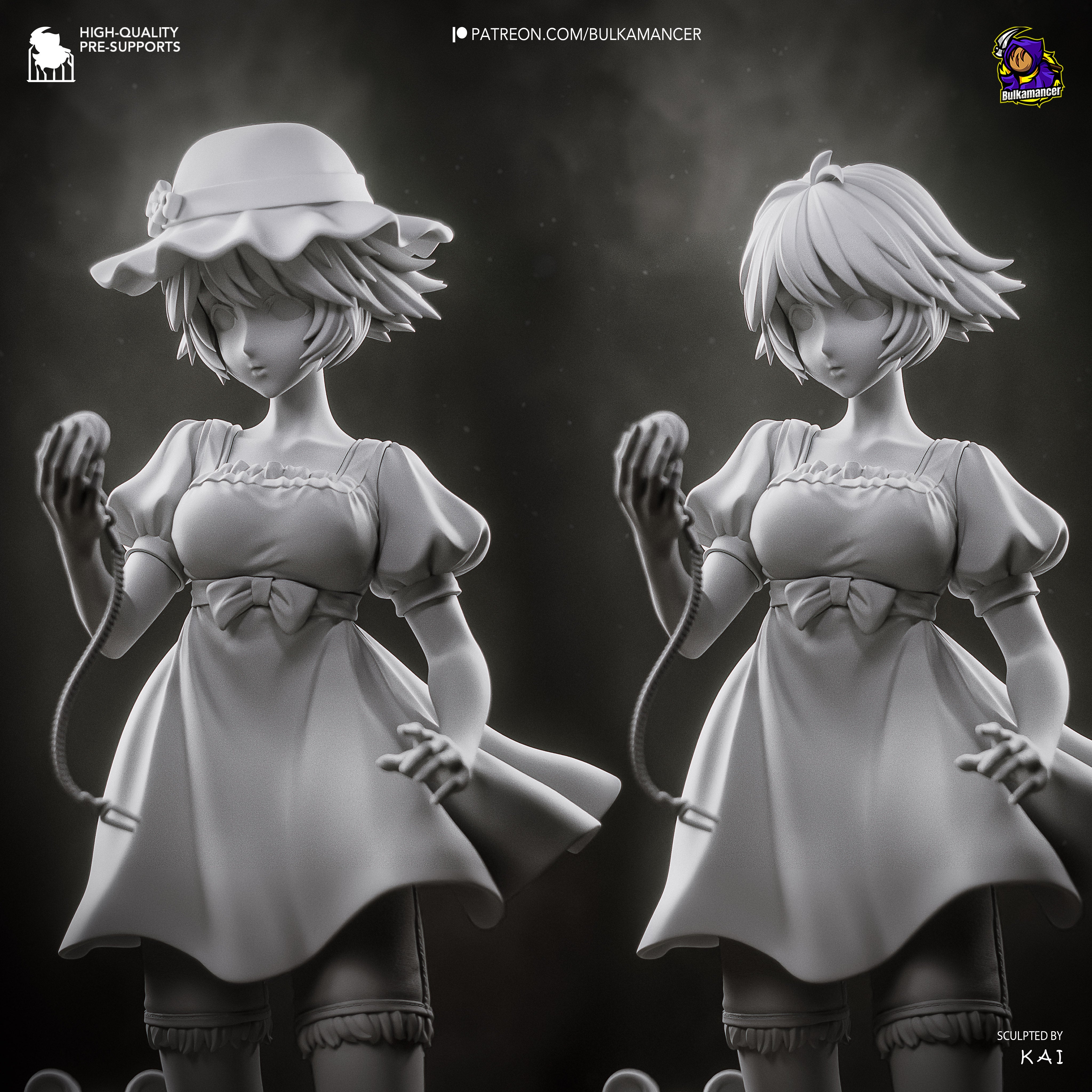 The Pocket Watch Girl Statue