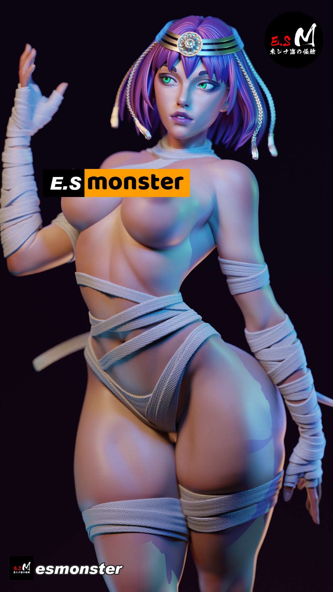 Fortune Teller Fighter Statue