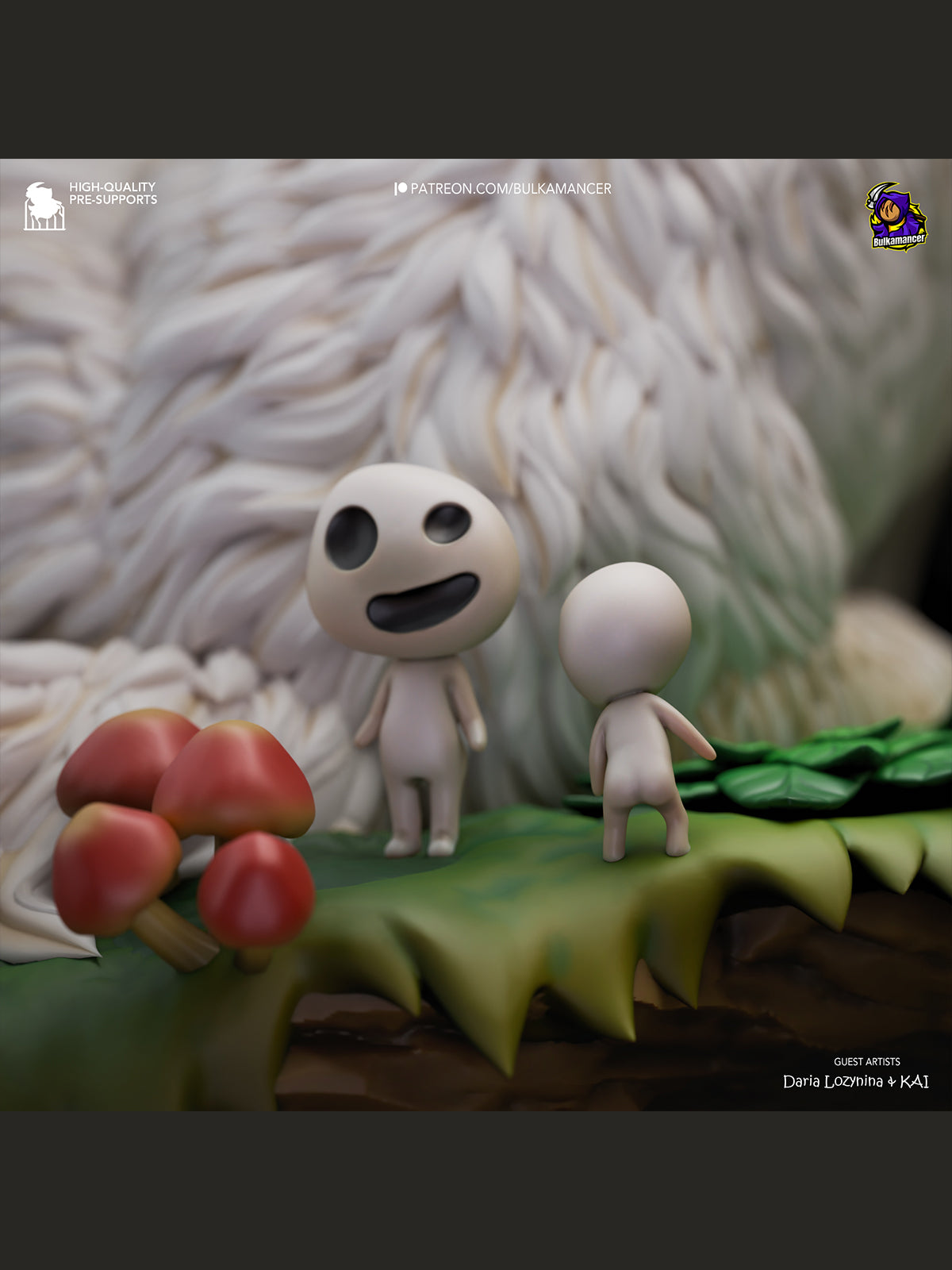 The Wolf Princess | Maximum Detailed 12K 3D printed figure