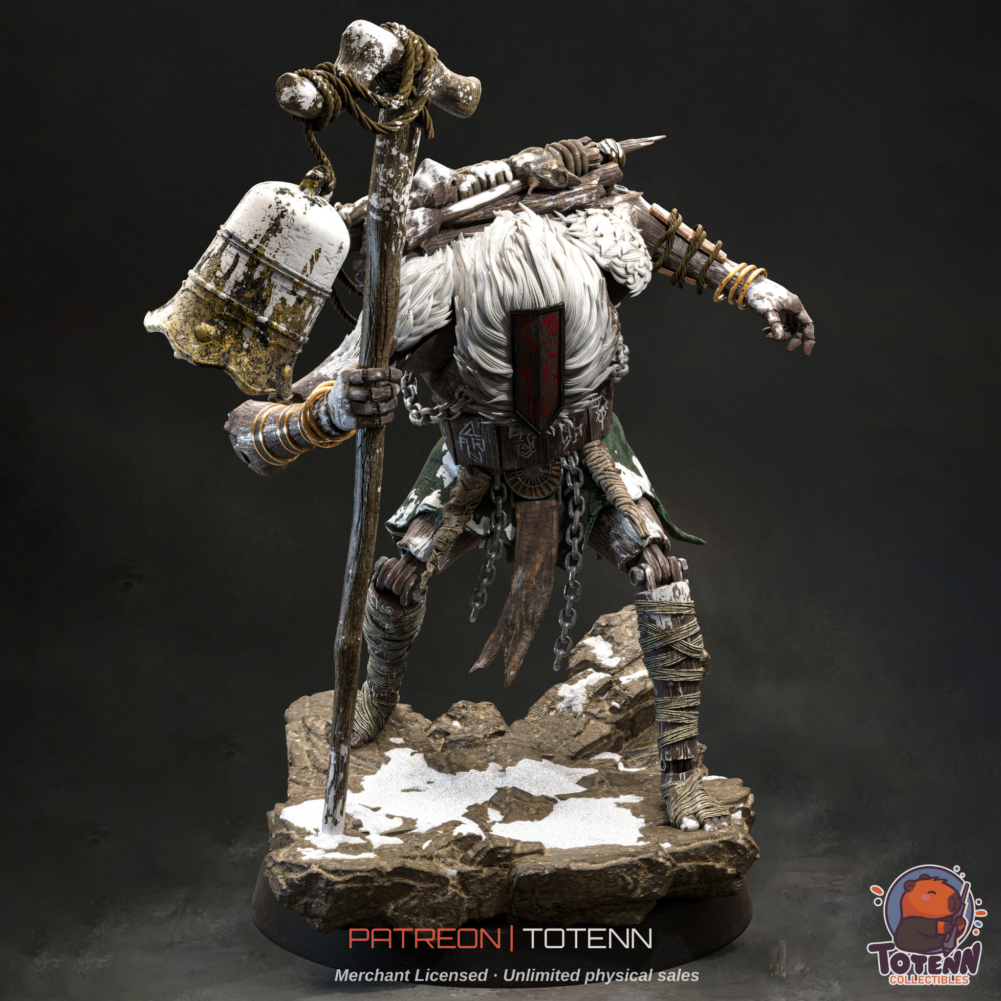 The Bellbearer | Maximum Detailed 12K 3D printed figure