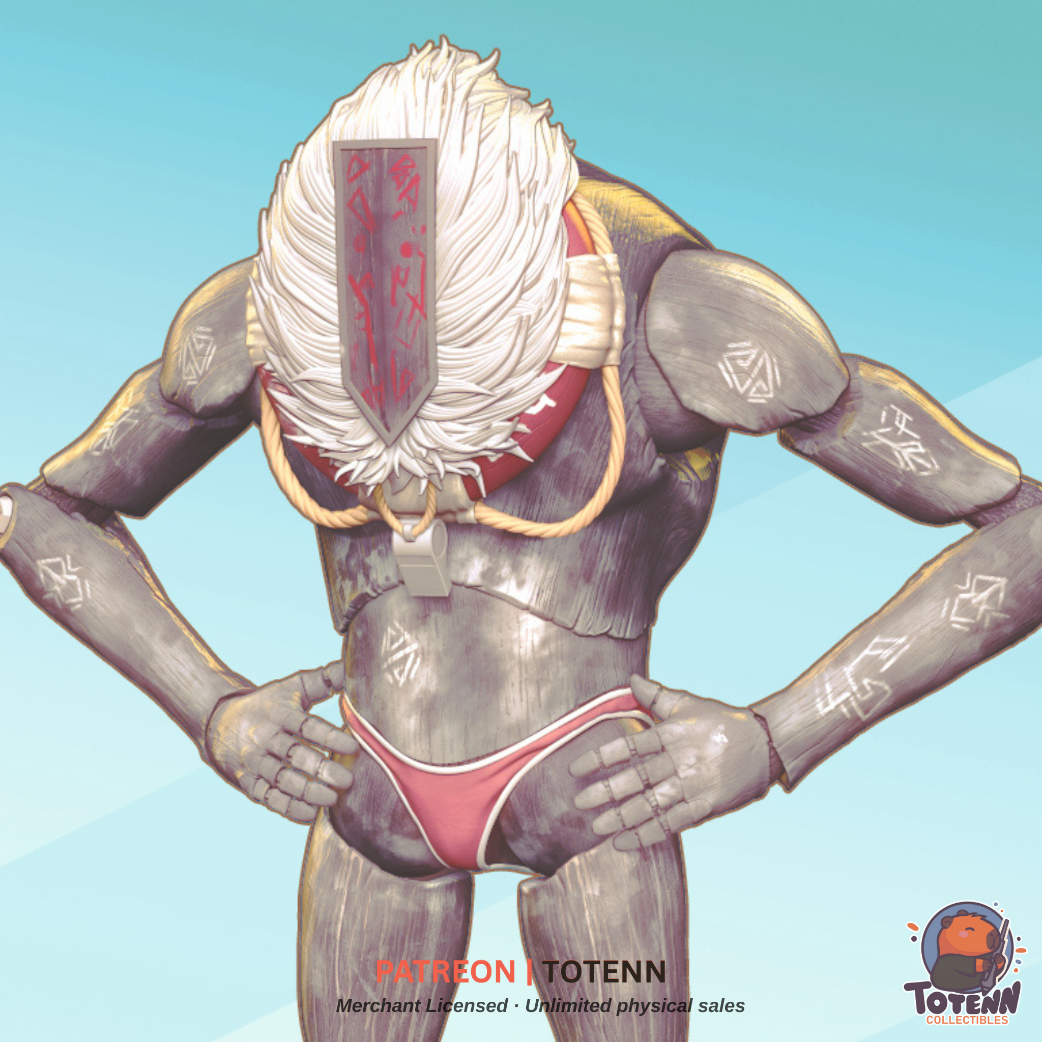 The Bellbearer | Maximum Detailed 12K 3D printed figure