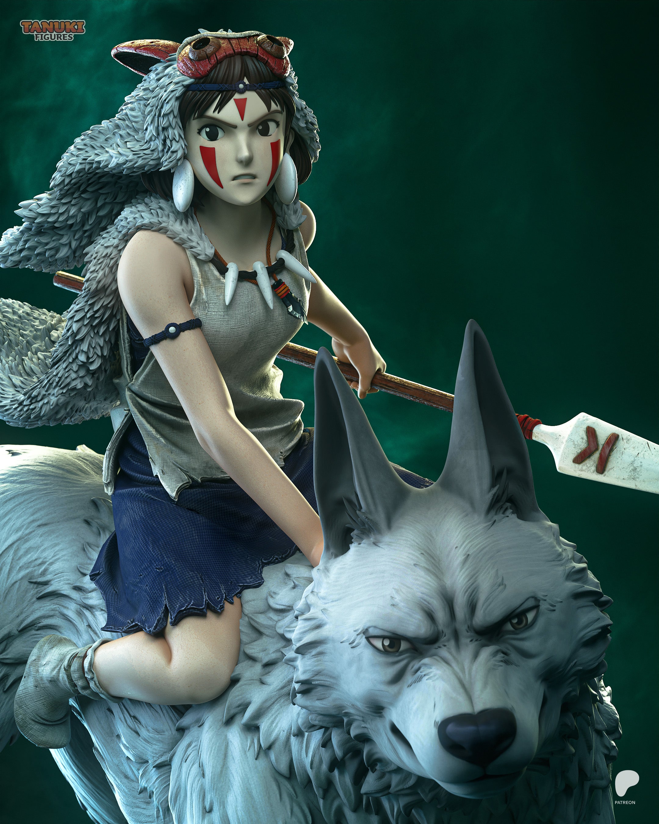 San & Moro Statue