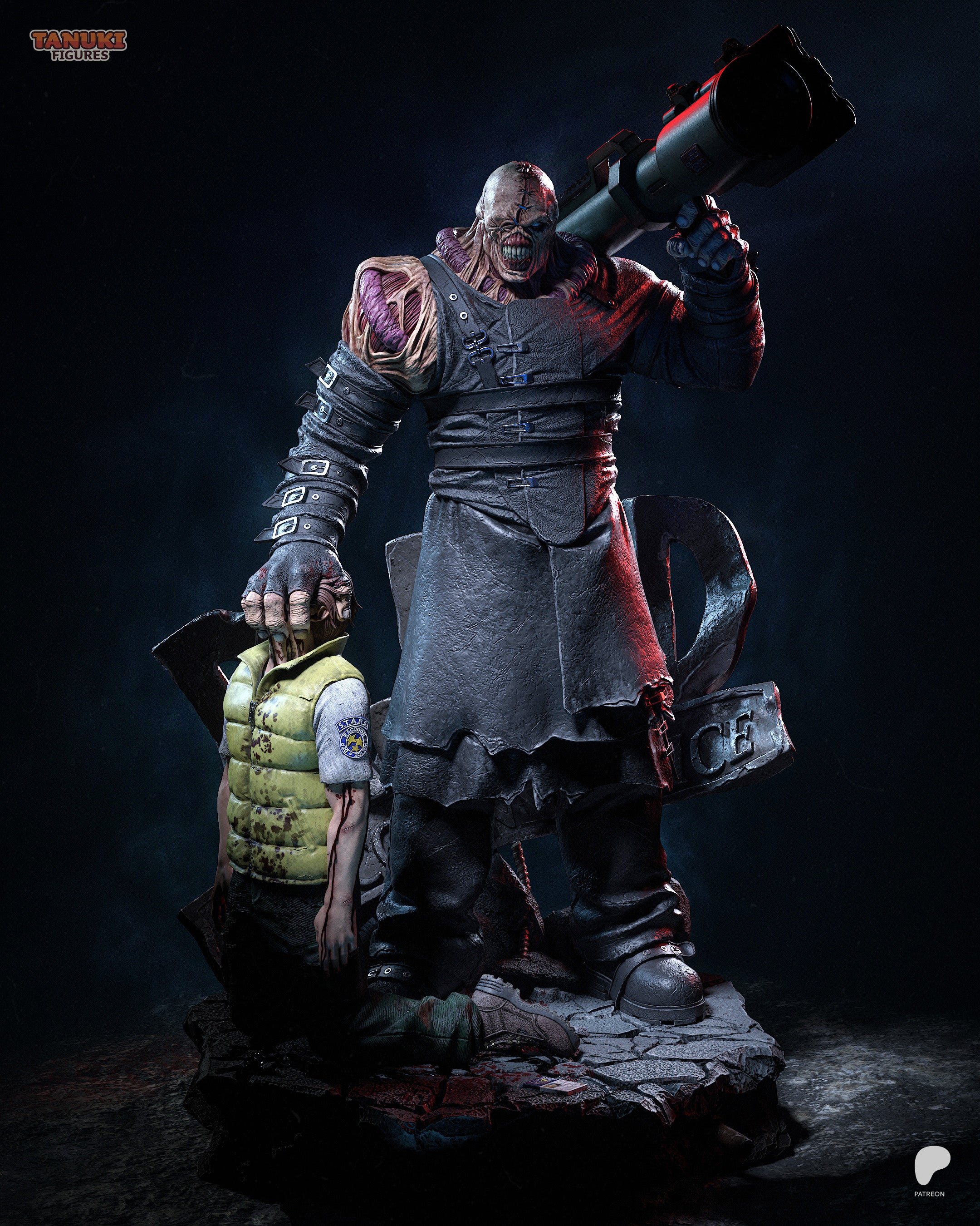 The Pursuer | Maximum Detailed 12K 3D printed figure