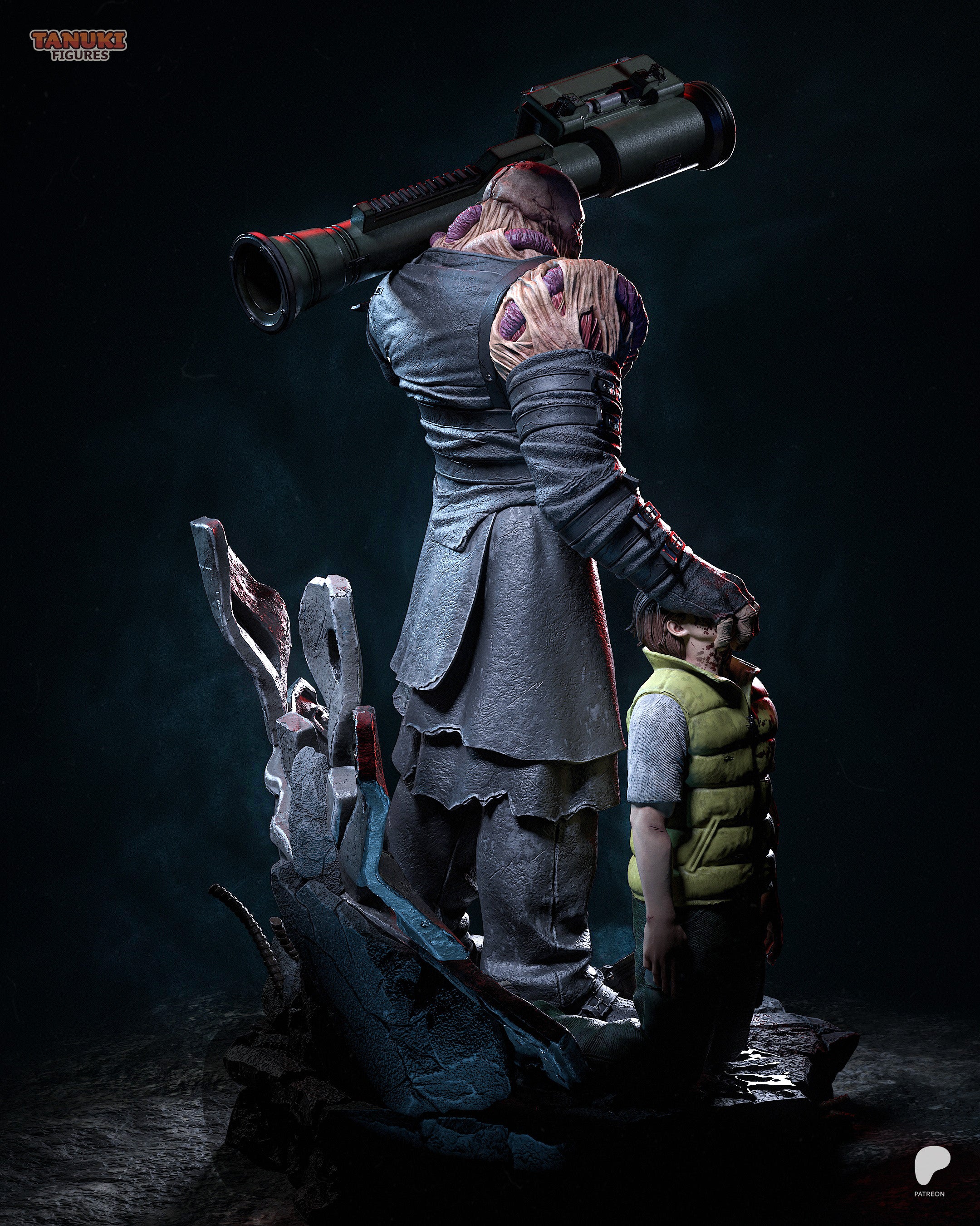 The Pursuer | Maximum Detailed 12K 3D printed figure