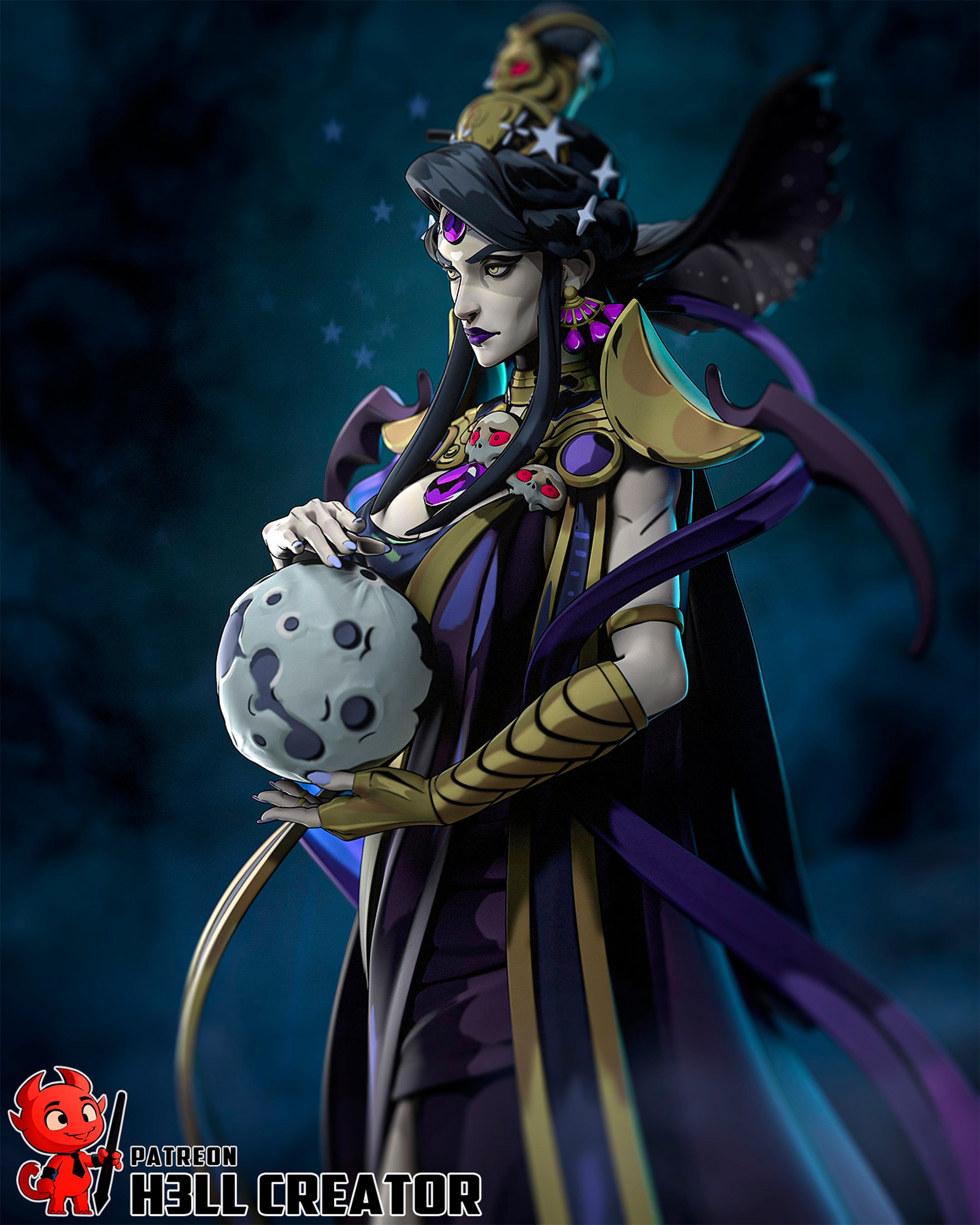 Goddess of the Night Statue