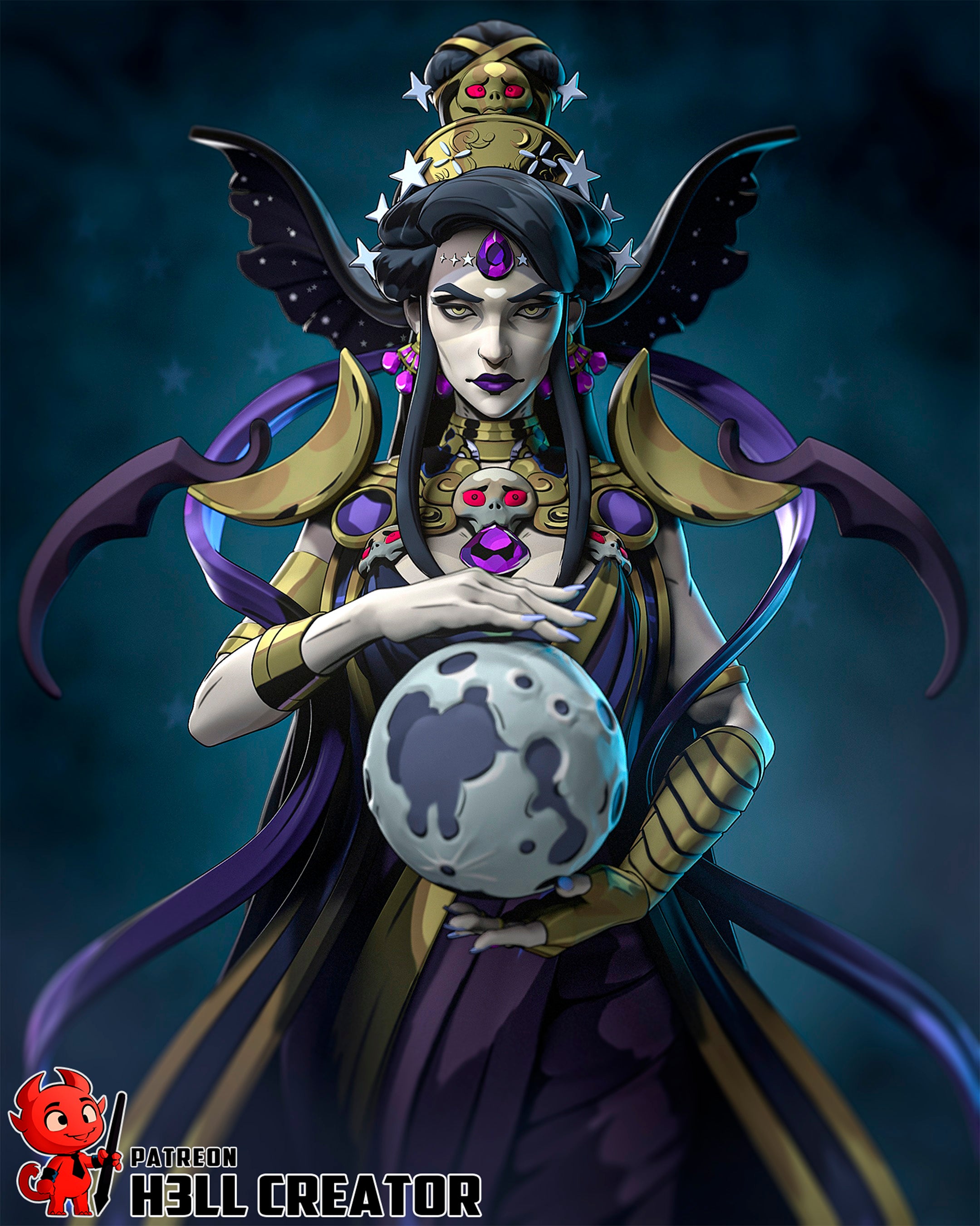 Goddess of the Night Statue