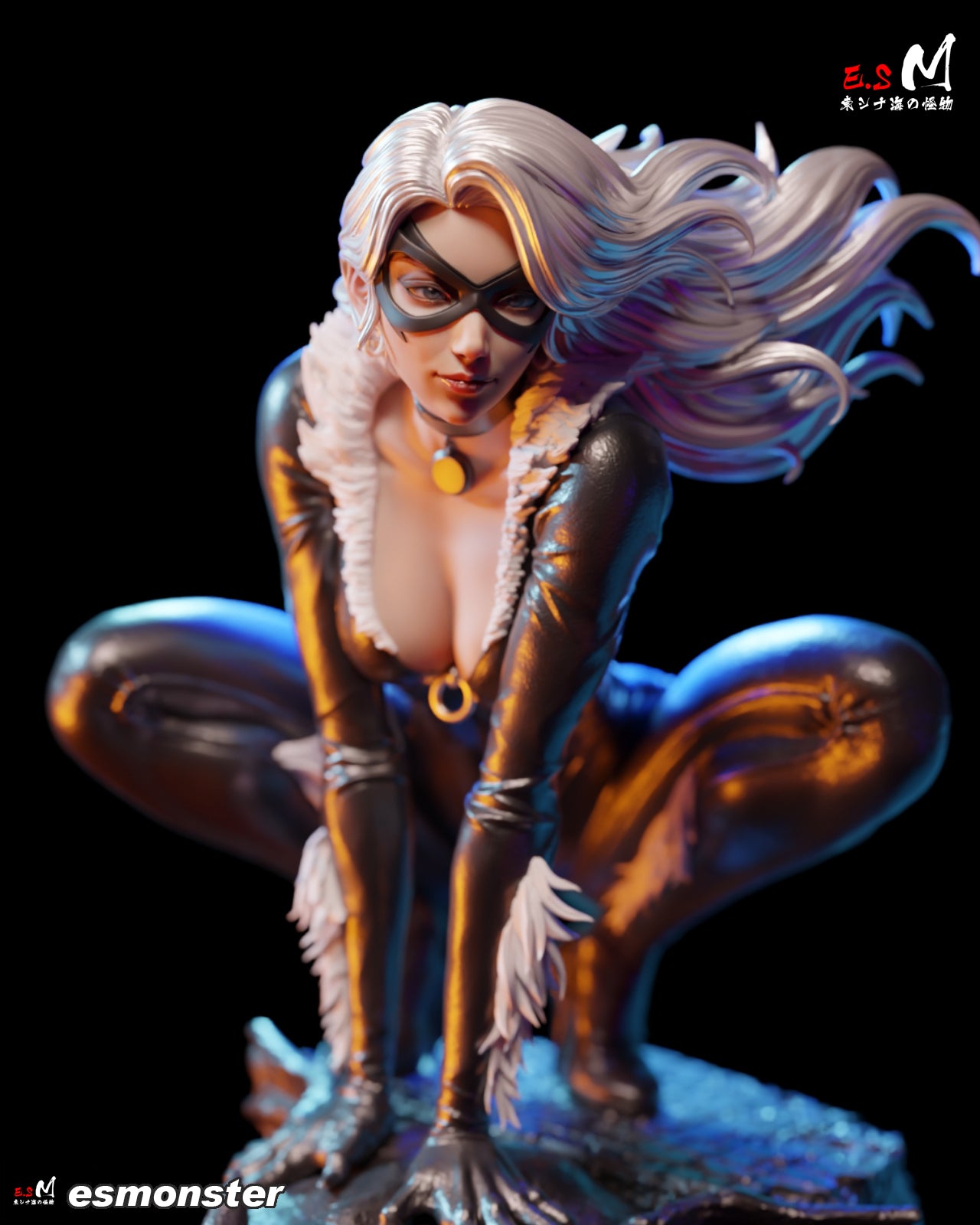 Master Thief Black Cat Statue
