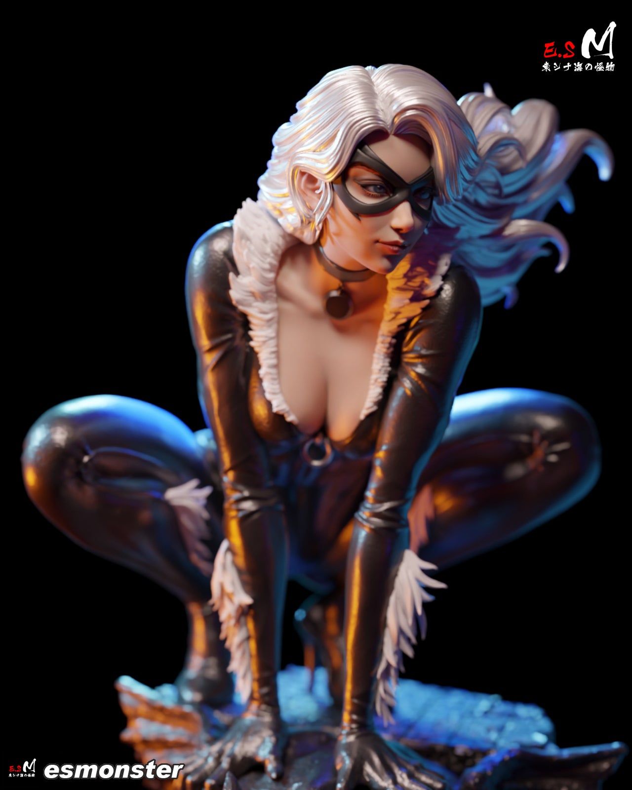 Master Thief Black Cat Statue