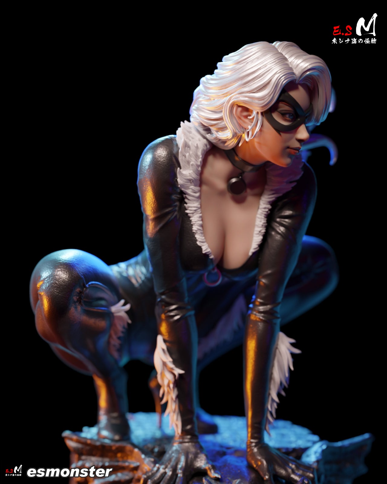 Master Thief Black Cat Statue