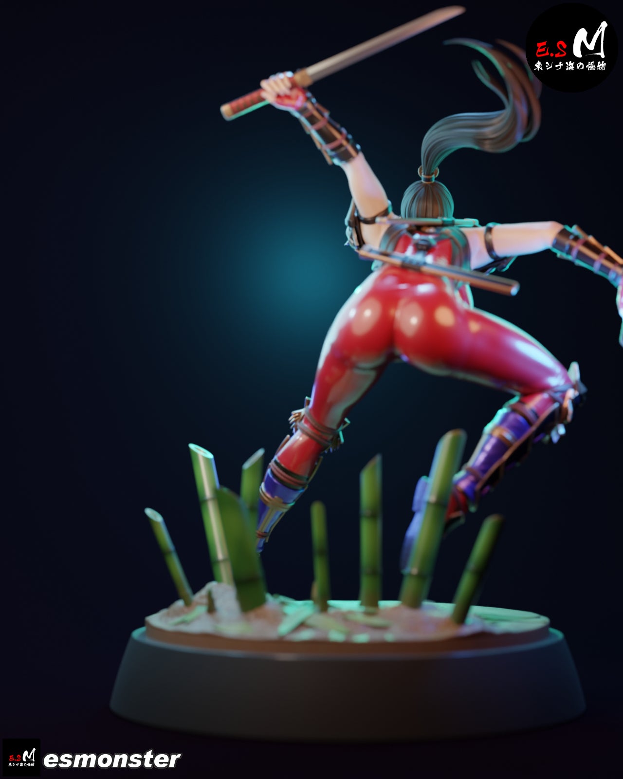Demon Hunter Ninja Statue