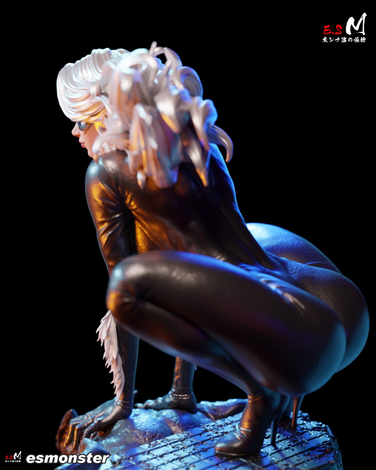 Master Thief Black Cat Statue