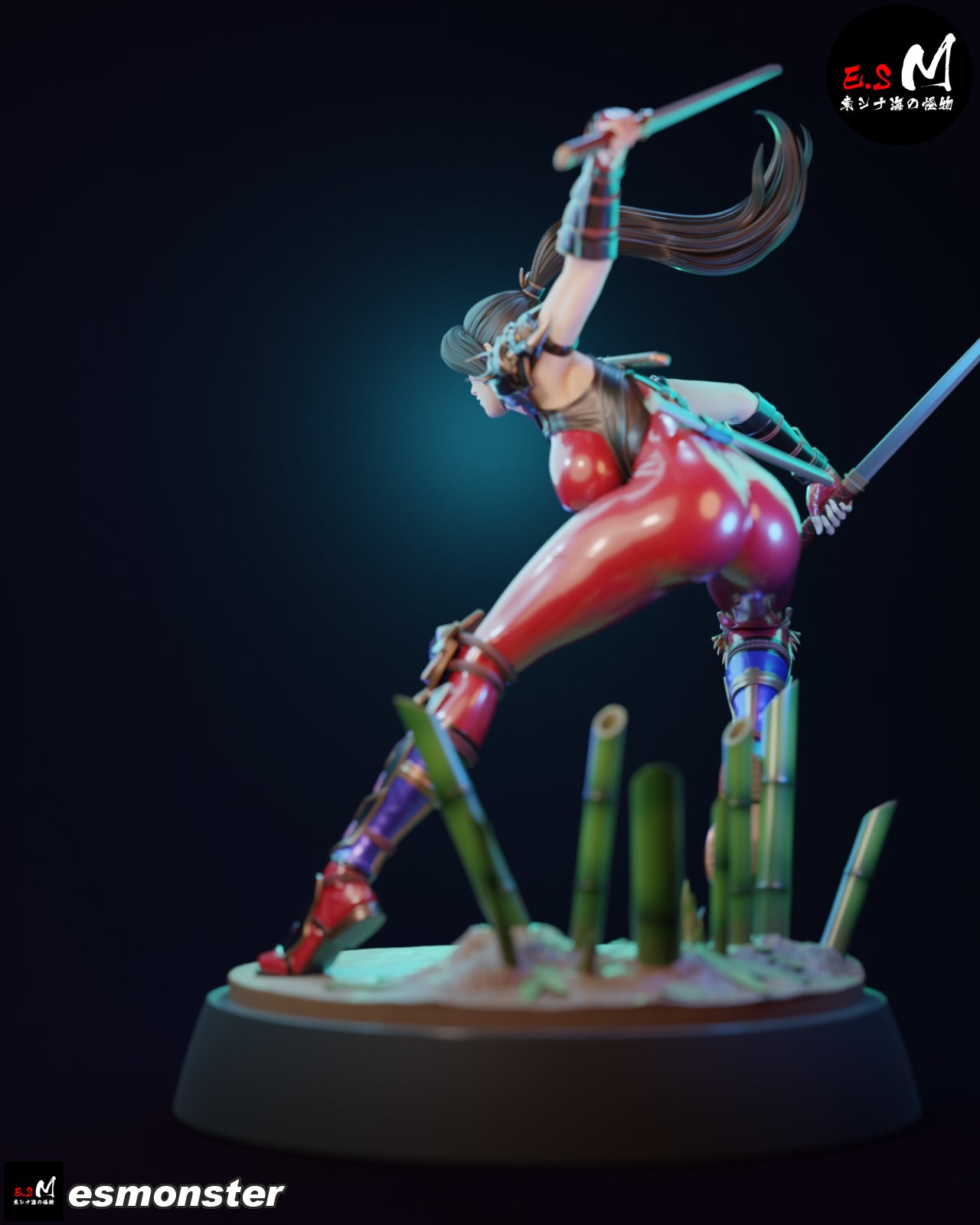 Demon Hunter Ninja Statue