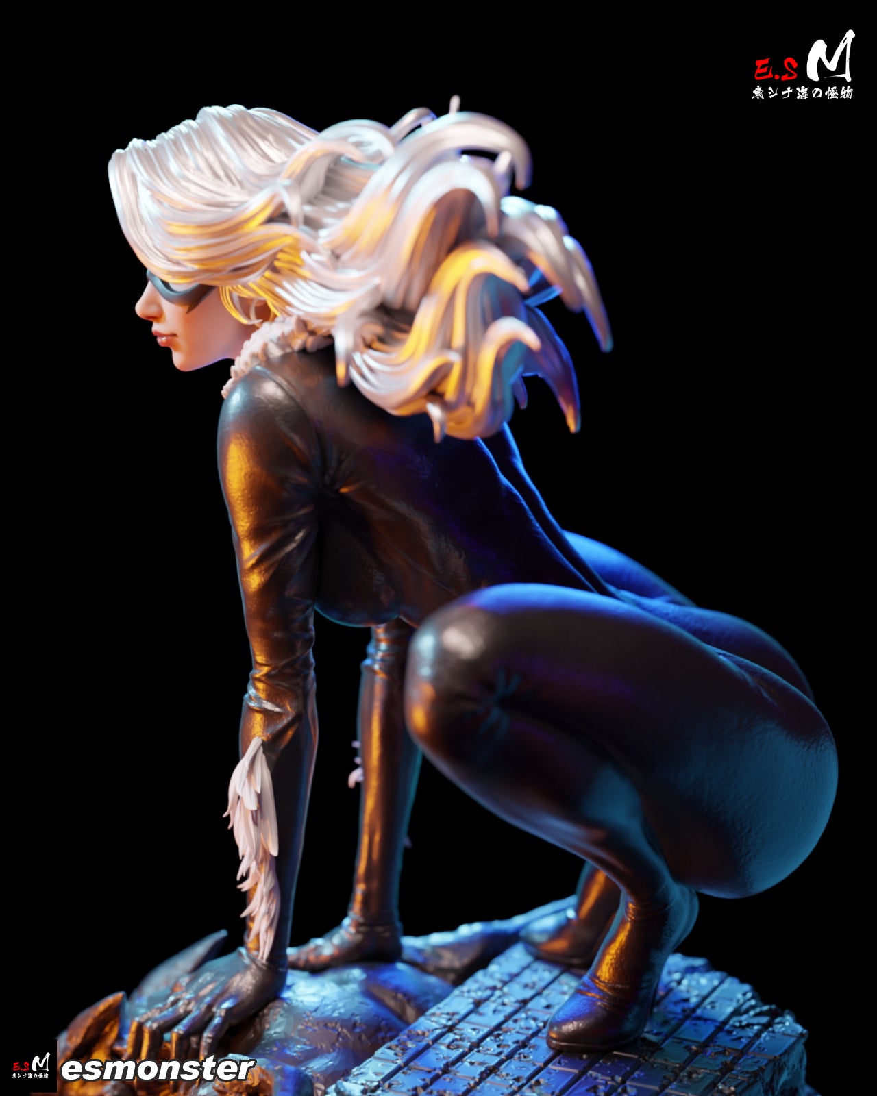 Master Thief Black Cat Statue