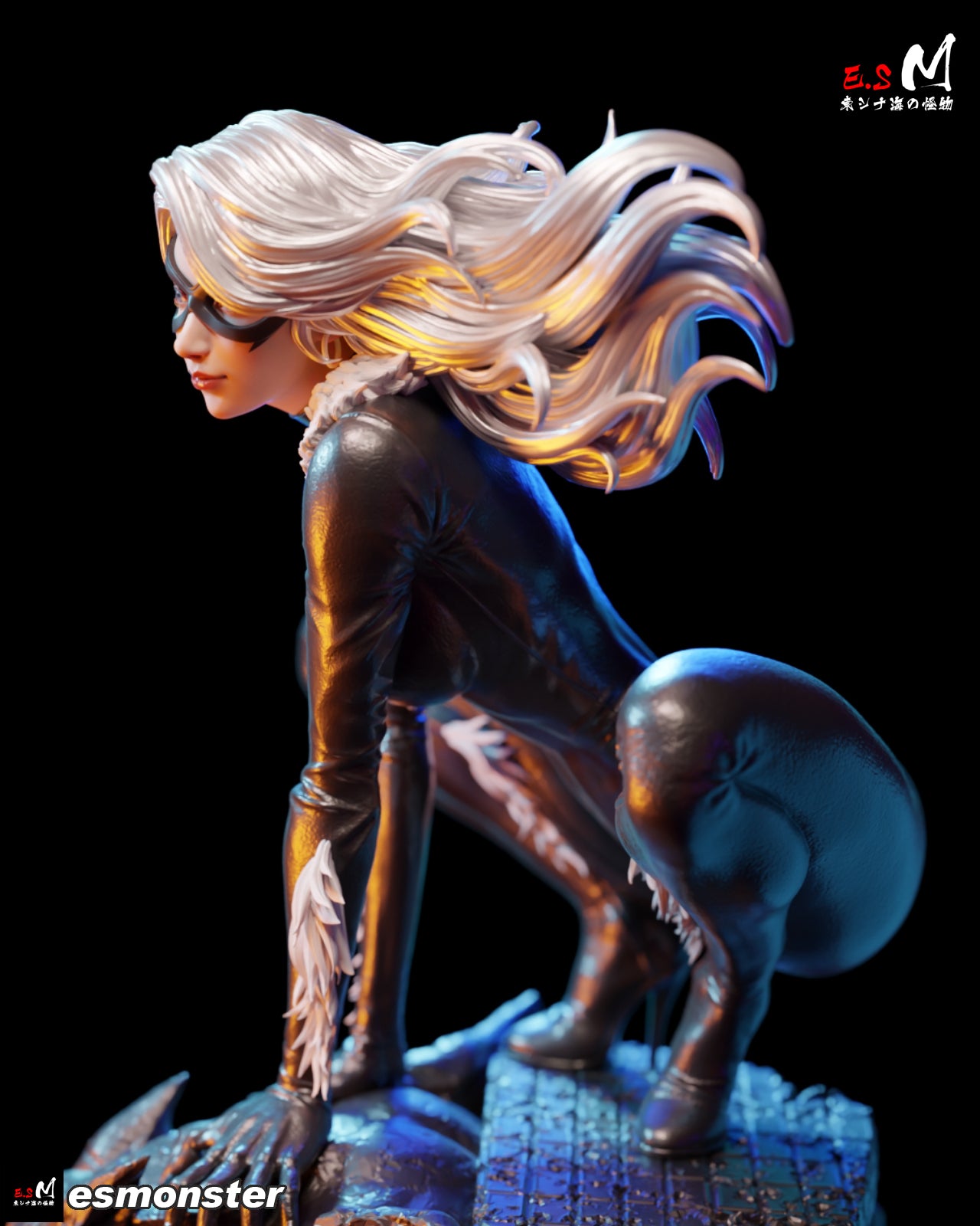 Master Thief Black Cat Statue
